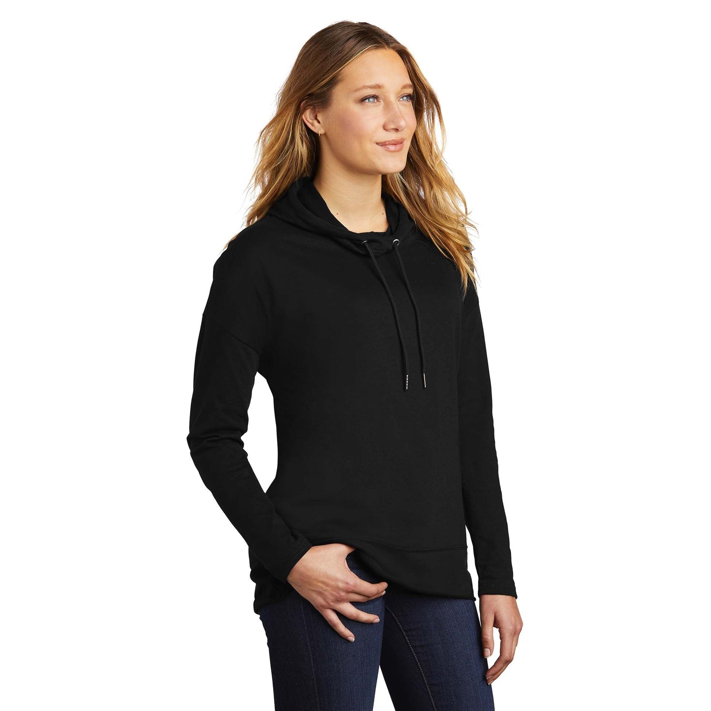 Black Sweatshirts - District - Cozy French Terry Hoodie
