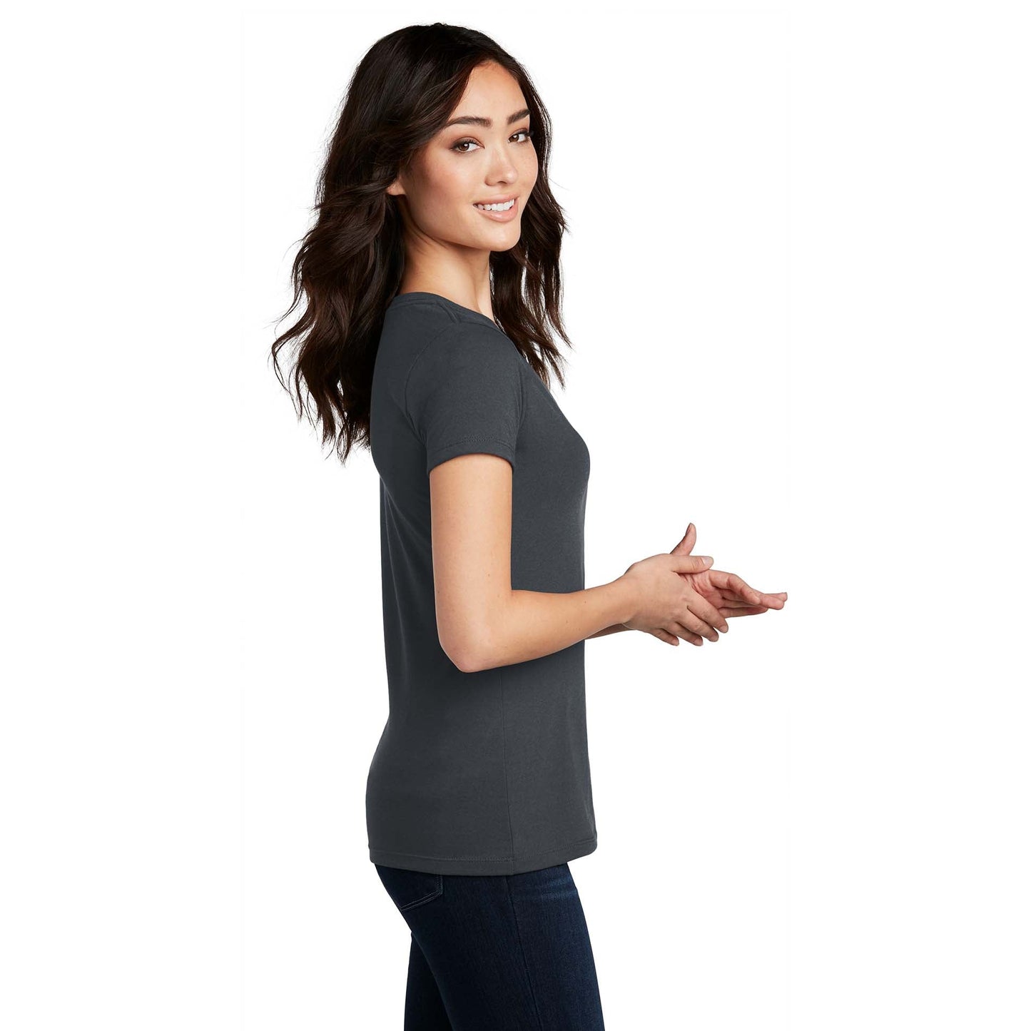 Black T-Shirt - District - Soft Fabric Blend