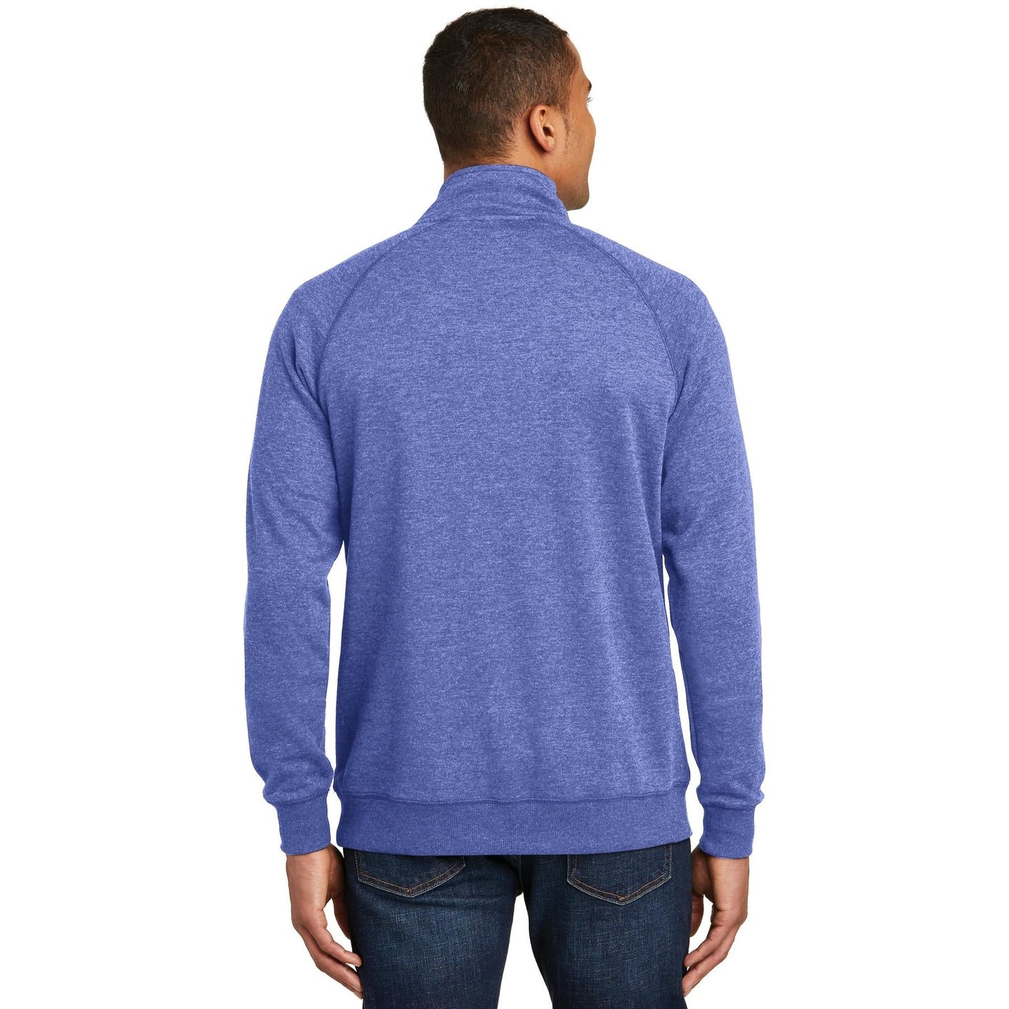 Heathered Black Sweatshirt - District - Cozy Fleece - Casual