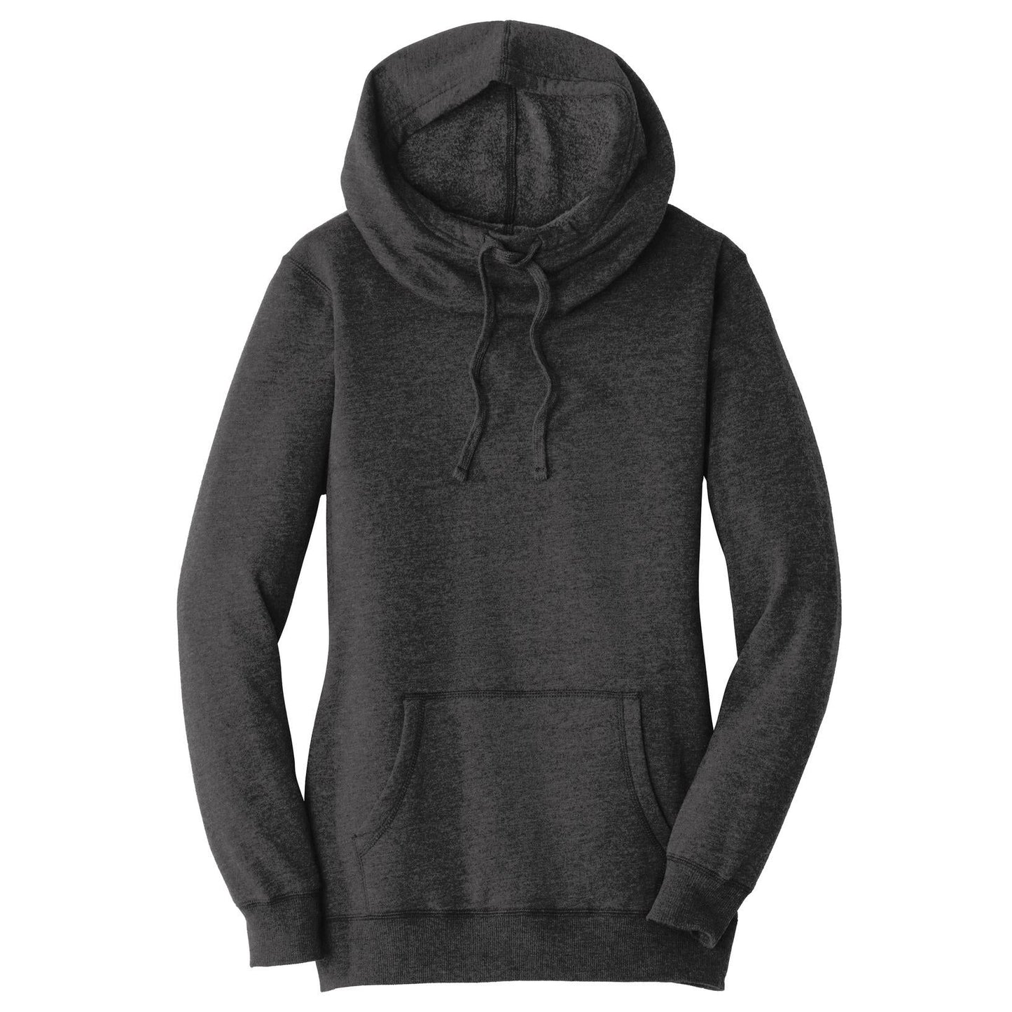 Heathered Black Hoodie - District - Comfortable Fleece