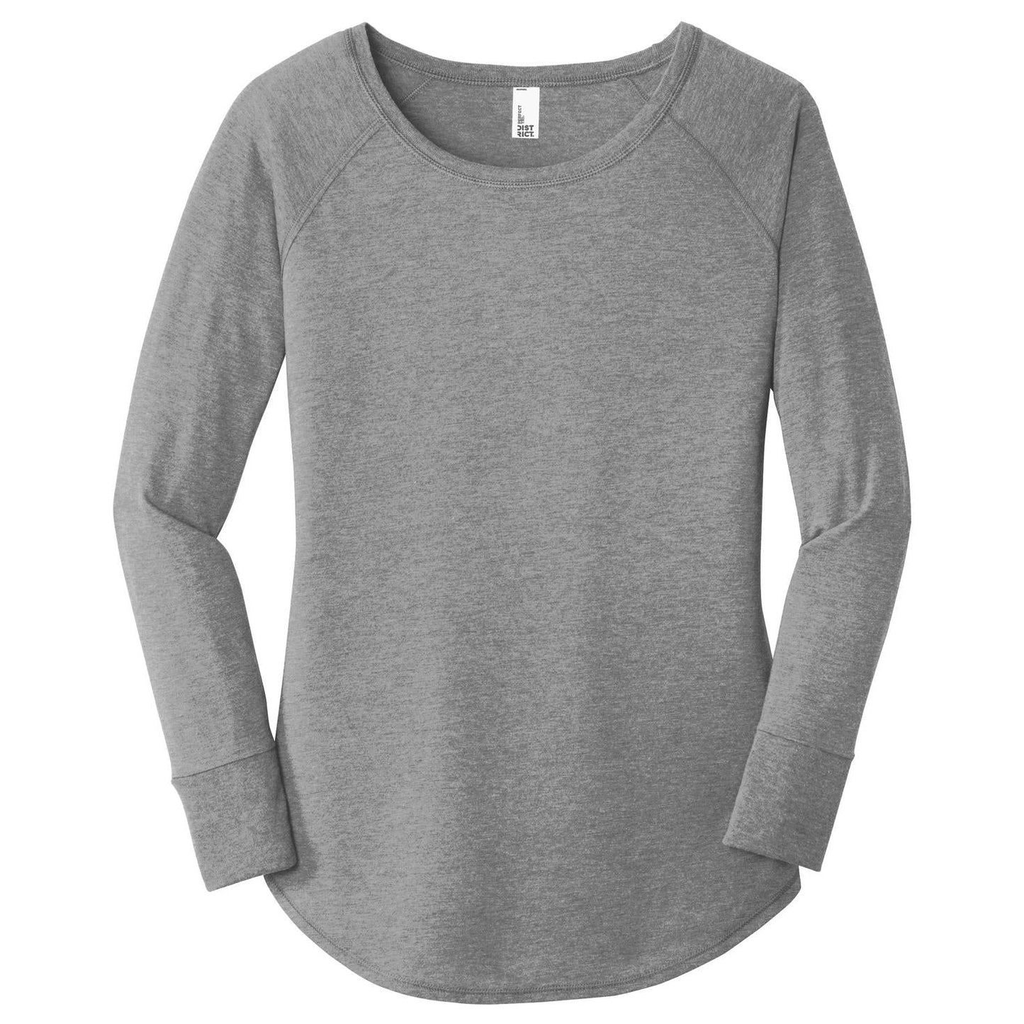 White T-Shirts - District - Soft Tunic Tee - Comfortable Style