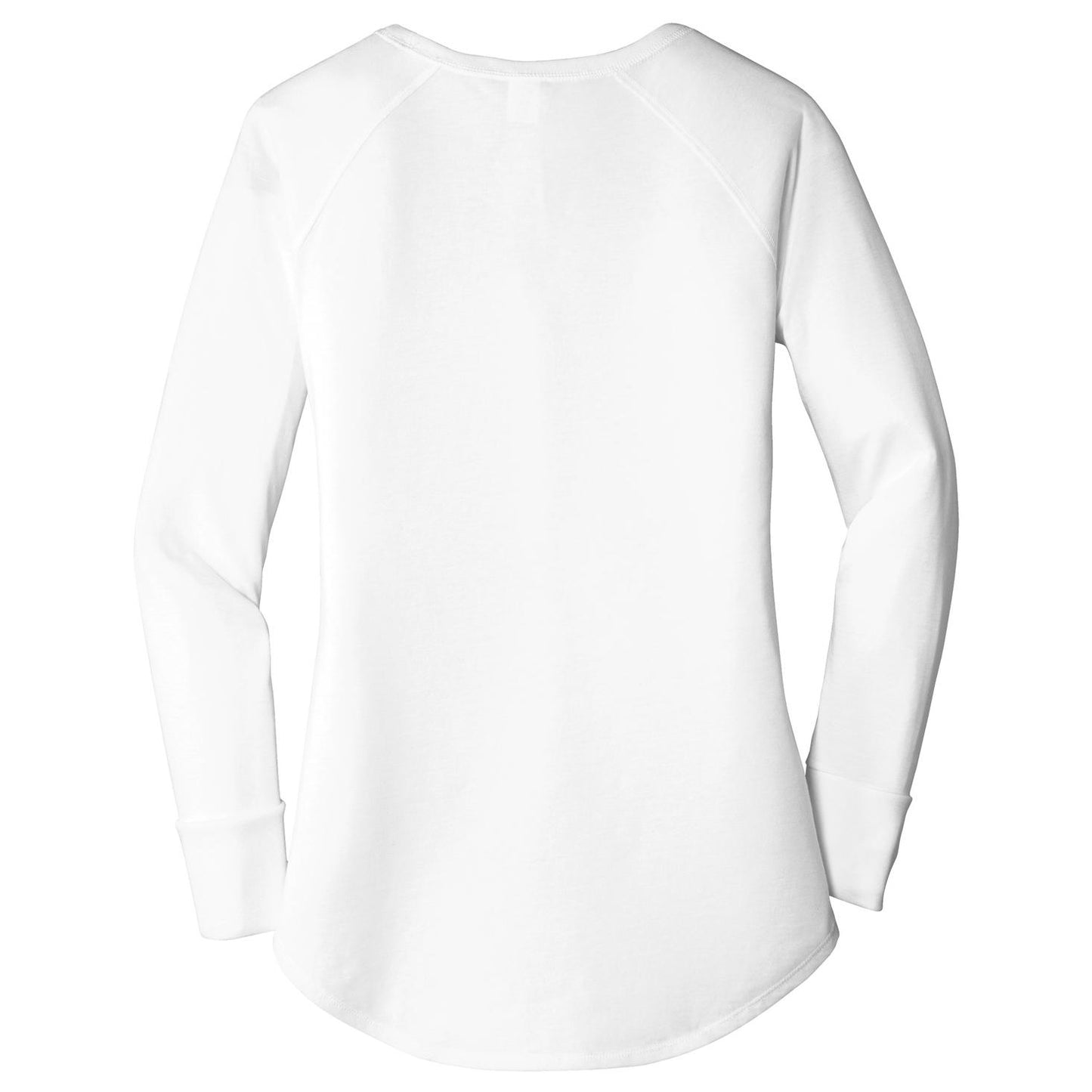 White T-Shirts - District - Soft Tunic Tee - Comfortable Style