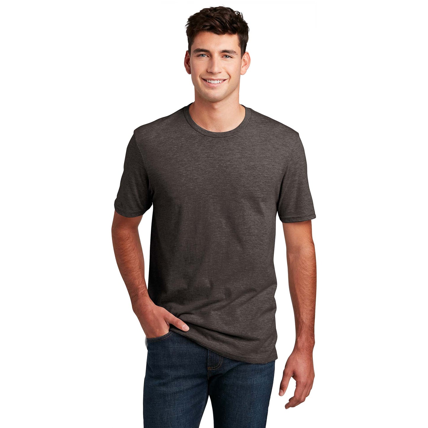 Black T-Shirts - District - Soft Fabric - Comfortable Quality