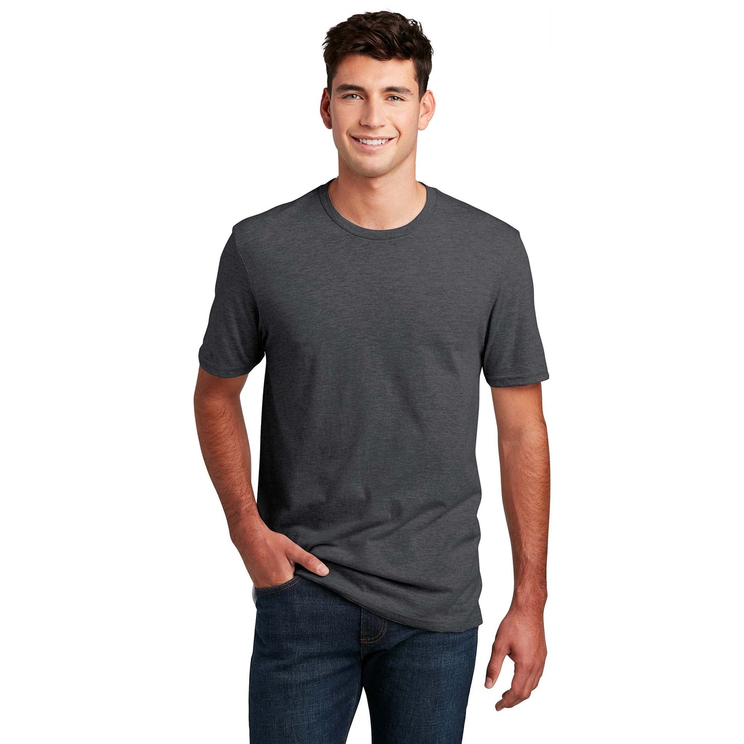 Black T-Shirts - District - Soft Fabric - Comfortable Quality