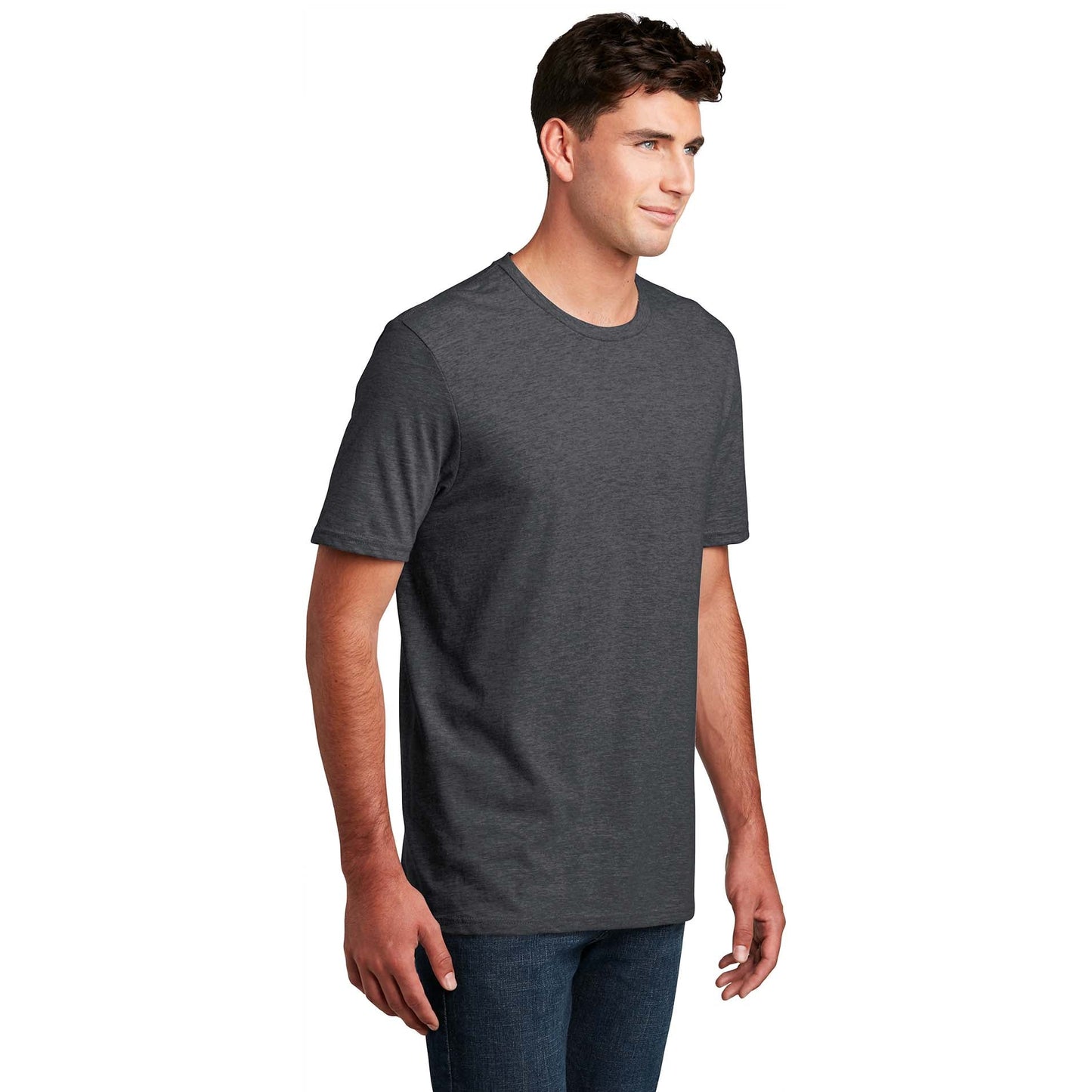 Black T-Shirts - District - Soft Fabric - Comfortable Quality