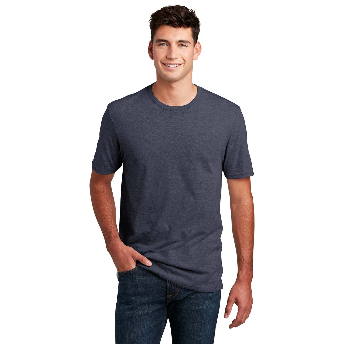 Black T-Shirts - District - Soft Fabric - Comfortable Quality