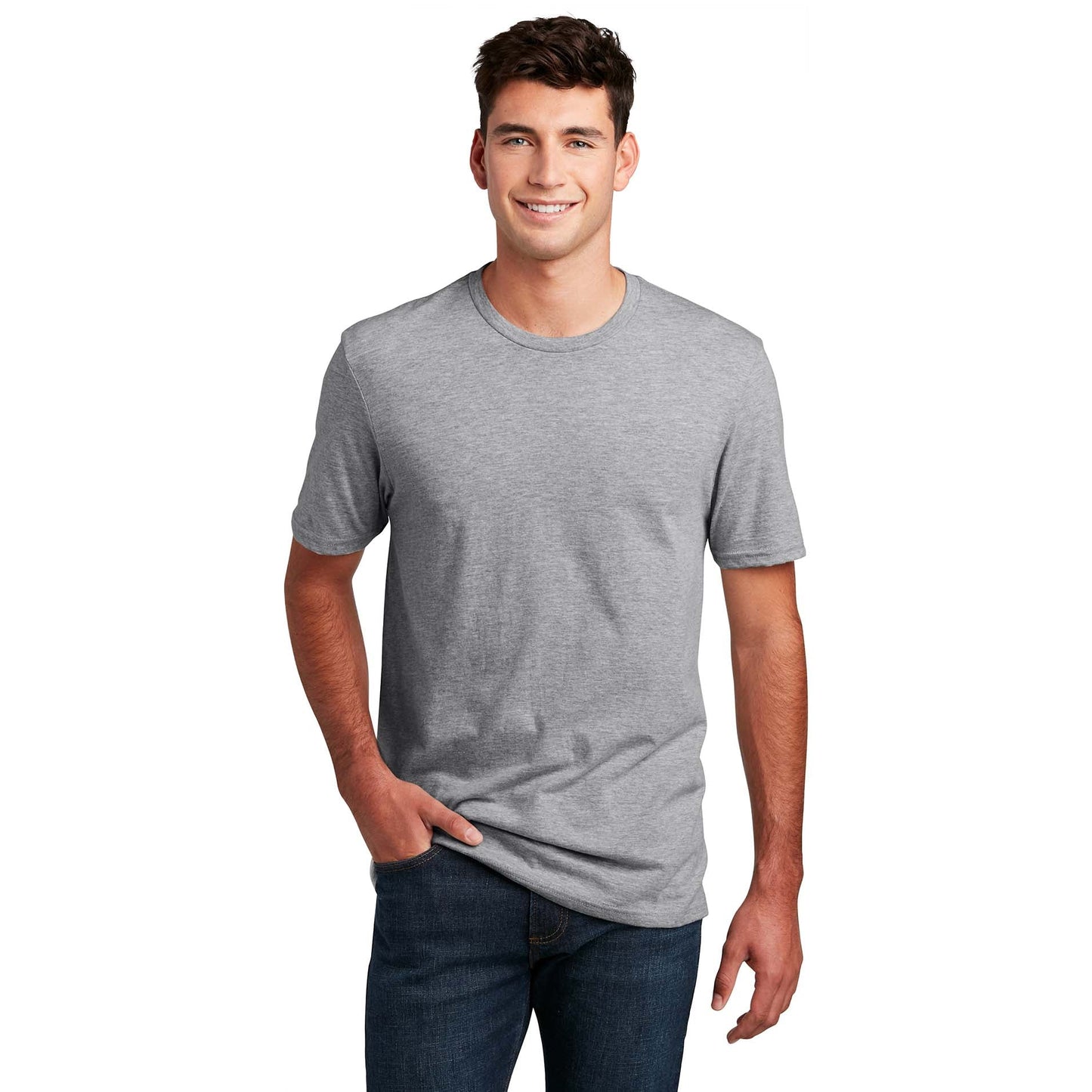Black T-Shirts - District - Soft Fabric - Comfortable Quality