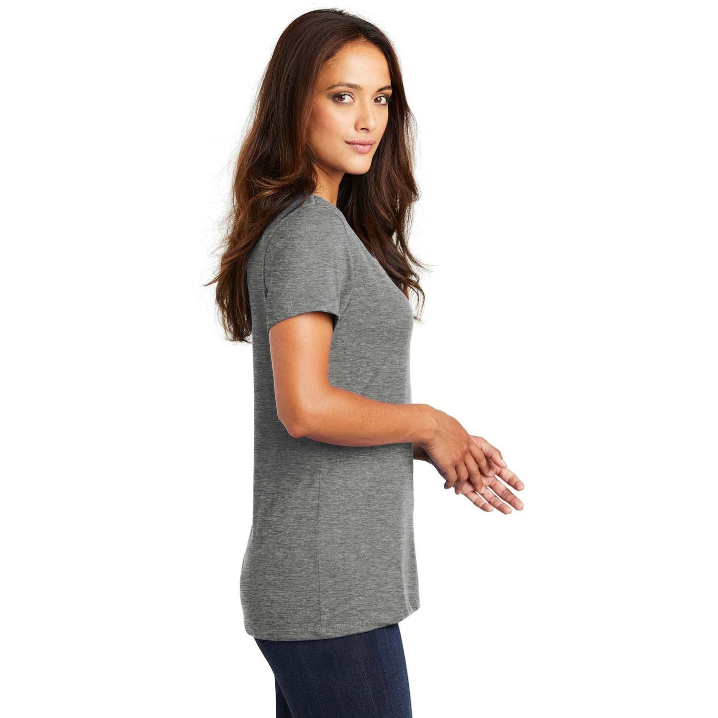 Heathered Nickel T-Shirt - District - Quality Tee