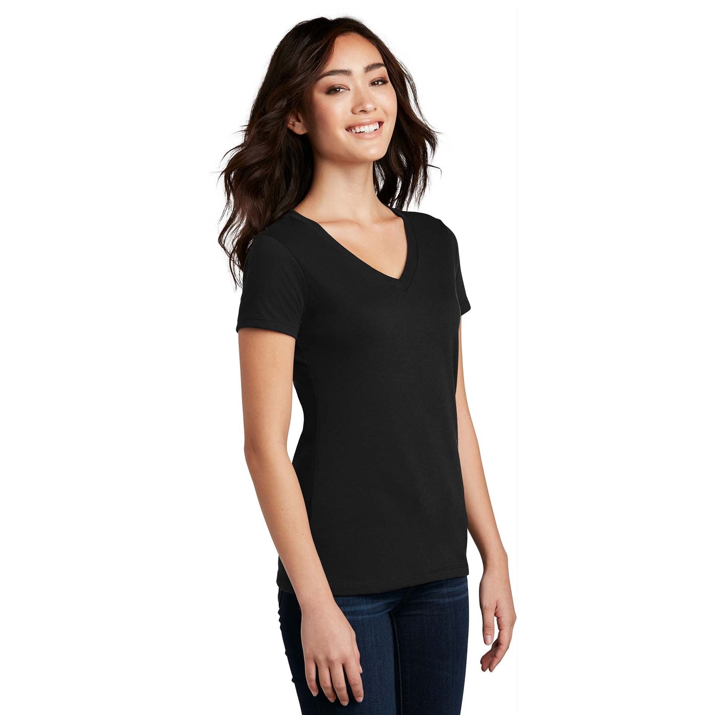 Black T-Shirt - District - Soft Fabric Blend