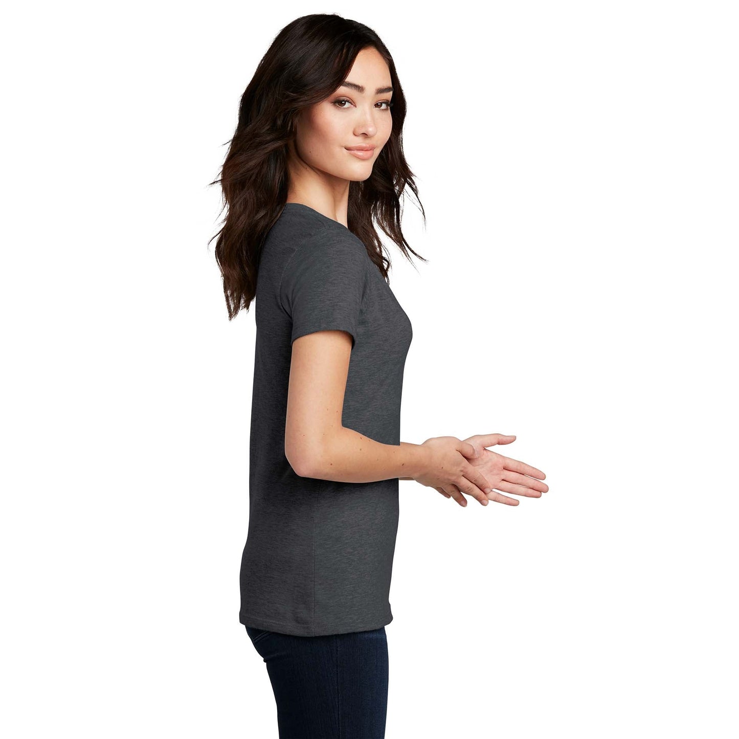 Black T-Shirt - District - Soft Fabric Blend