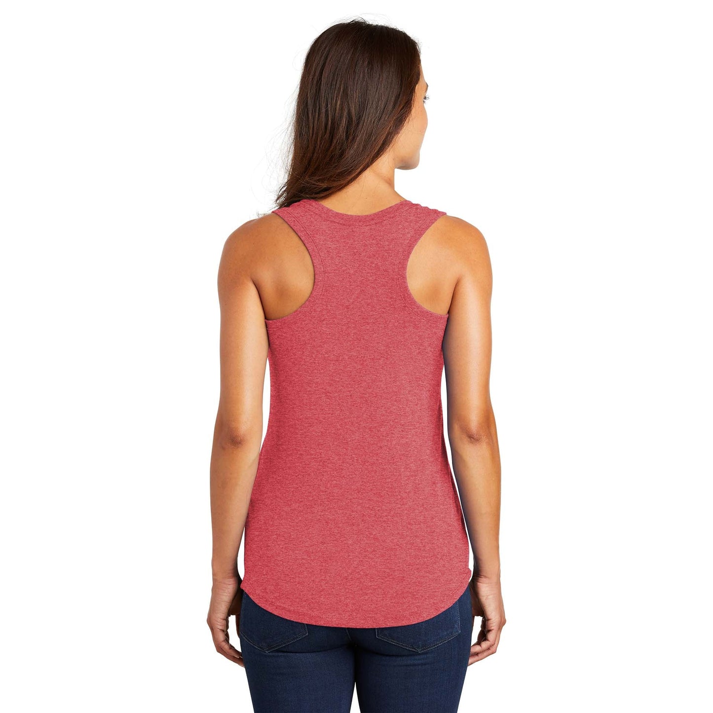 White Tank Tops - District - Soft Blend Material