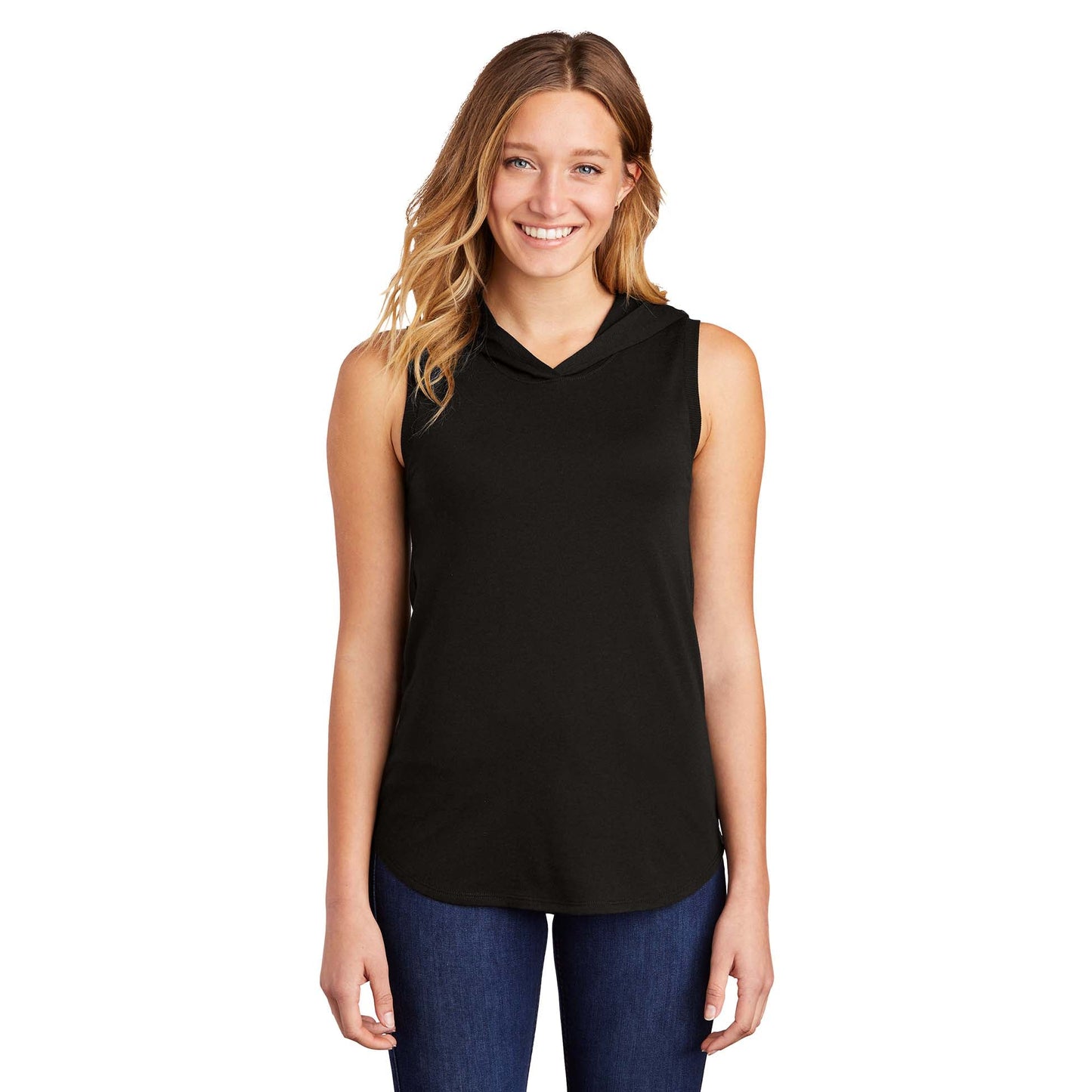 Black Hoodie - District - Stylish Comfort - Casual Wear