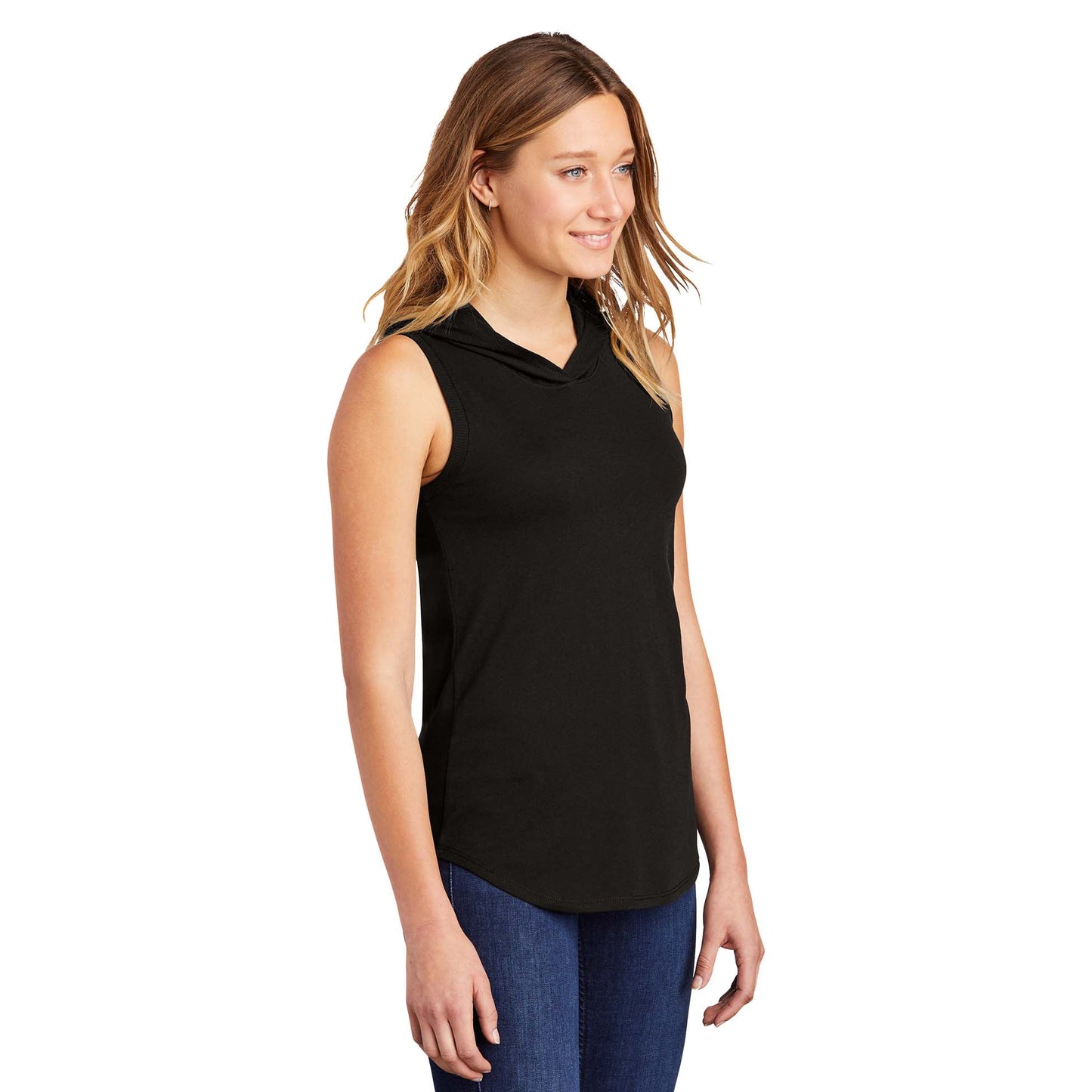 Black Hoodie - District - Stylish Comfort - Casual Wear