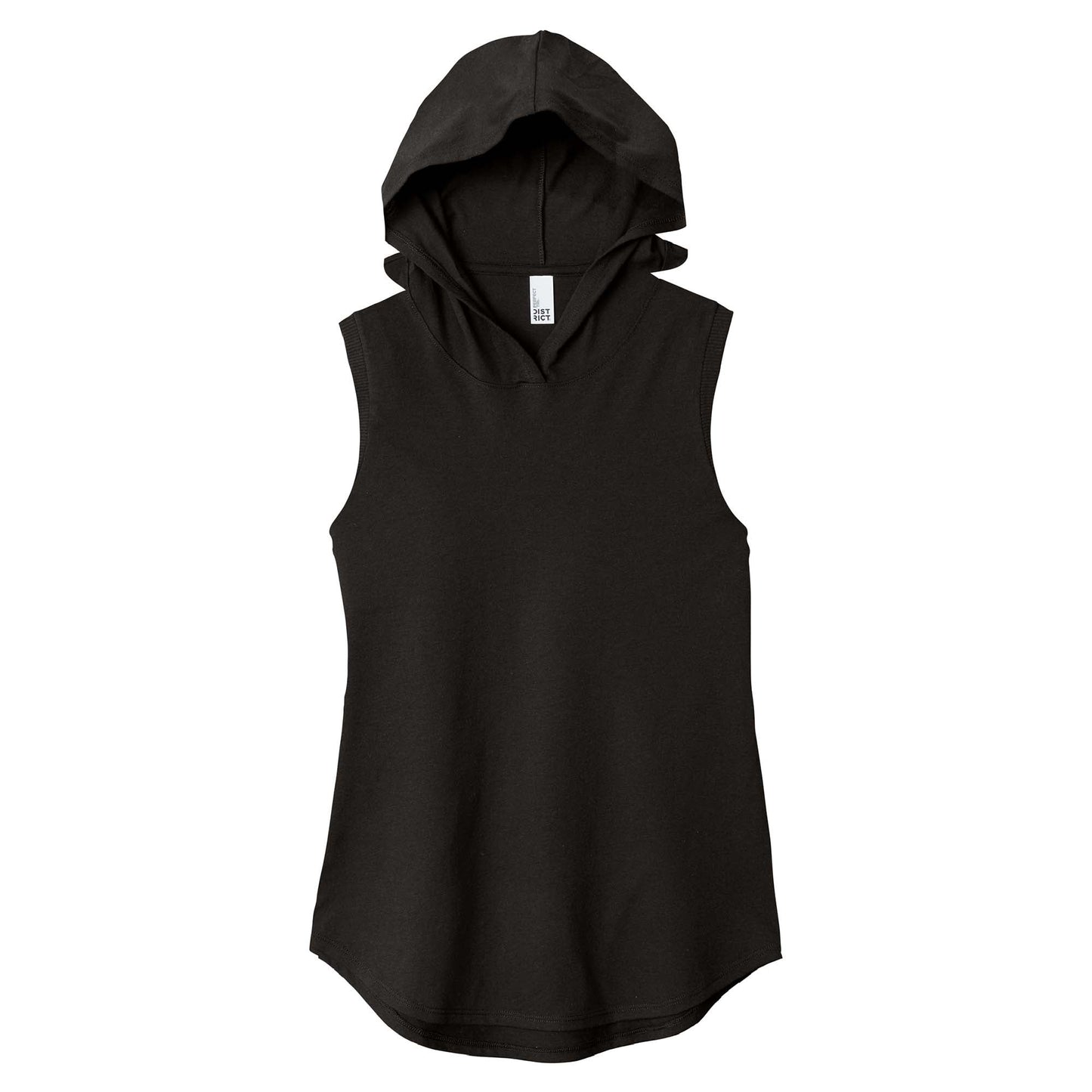 Black Hoodie - District - Stylish Comfort - Casual Wear