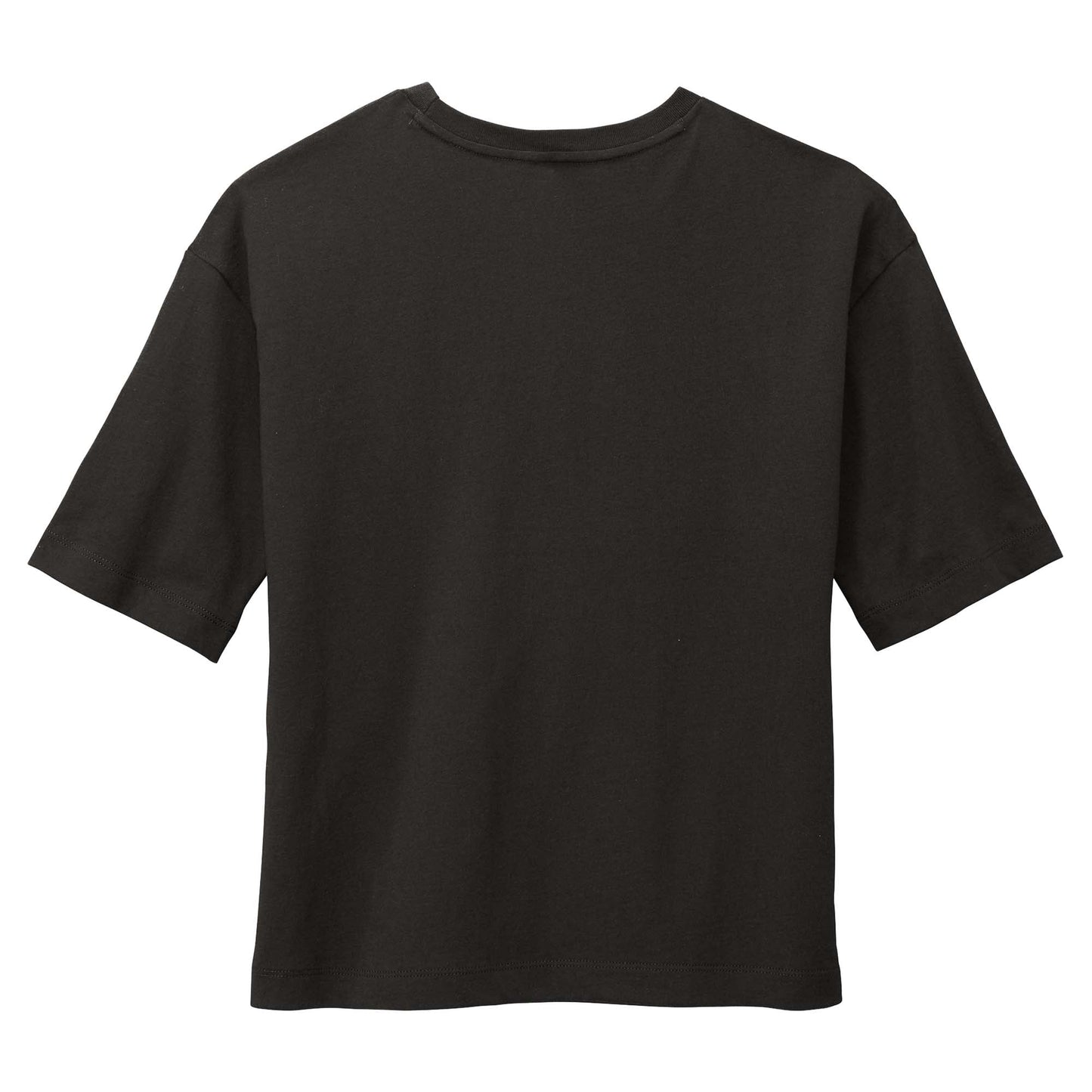 Black T-Shirts - District - Stylish Boxy Tee