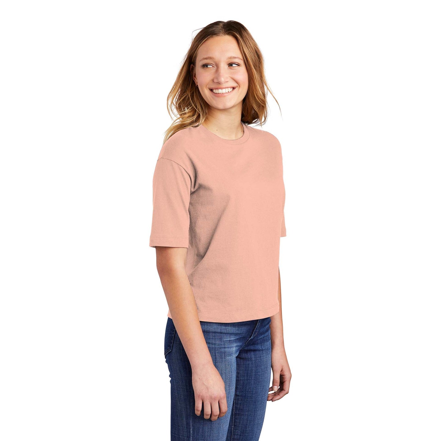 Black T-Shirts - District - Stylish Boxy Tee