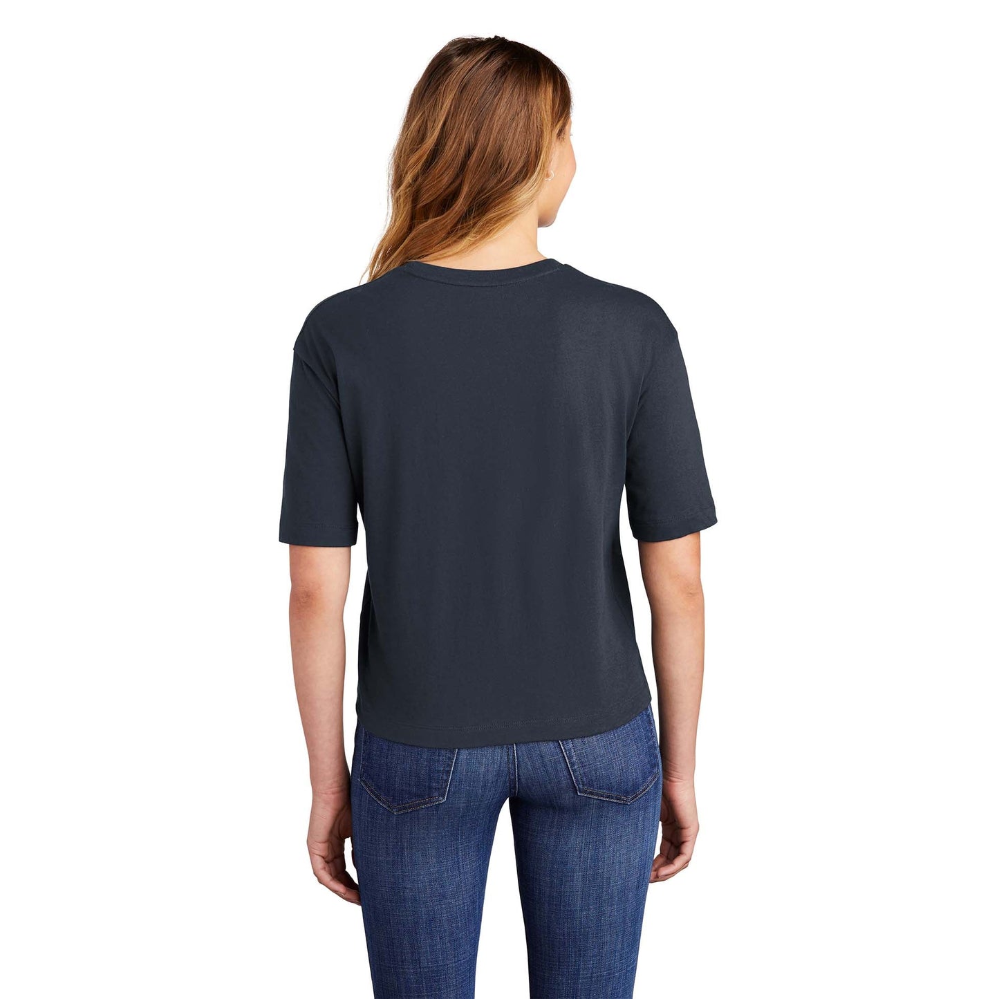Black T-Shirts - District - Stylish Boxy Tee