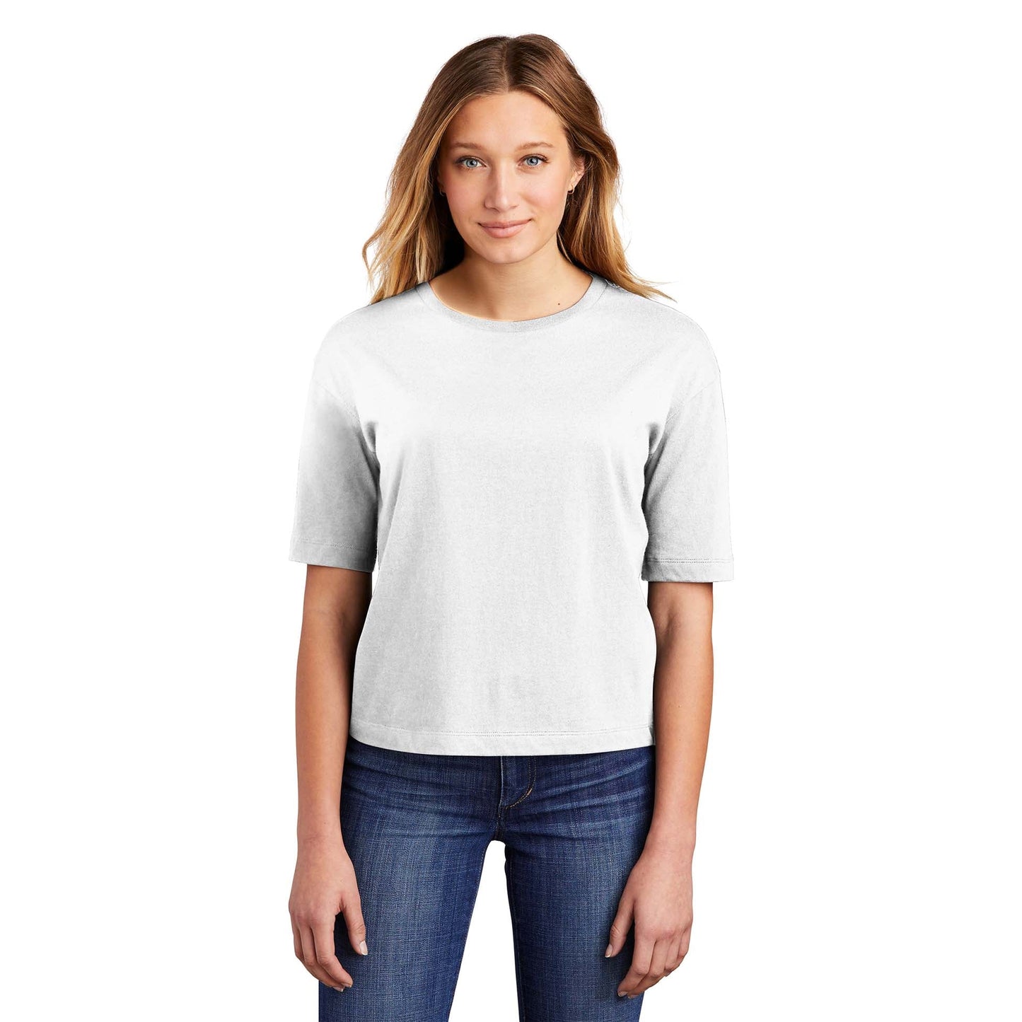 Black T-Shirts - District - Stylish Boxy Tee