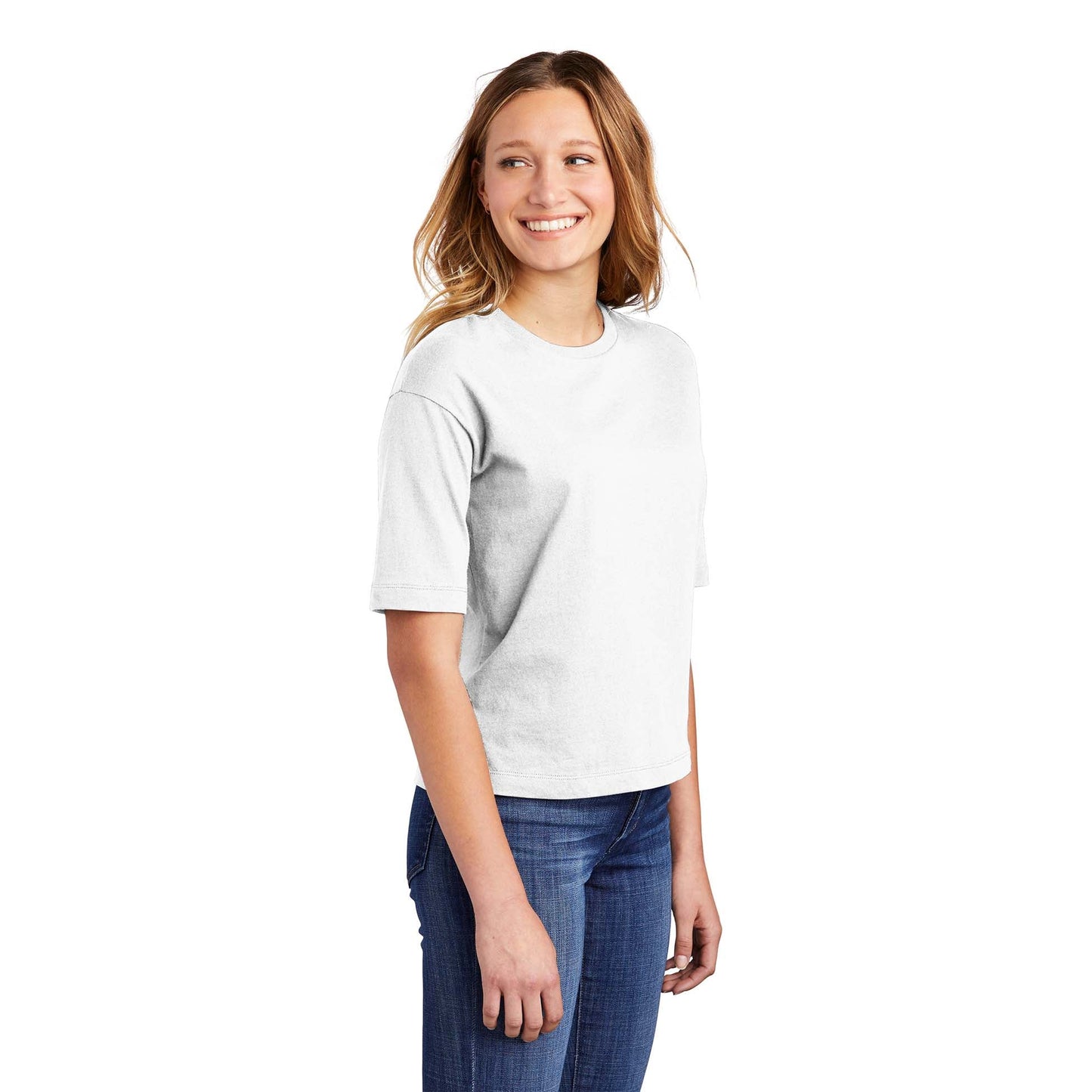 Black T-Shirts - District - Stylish Boxy Tee
