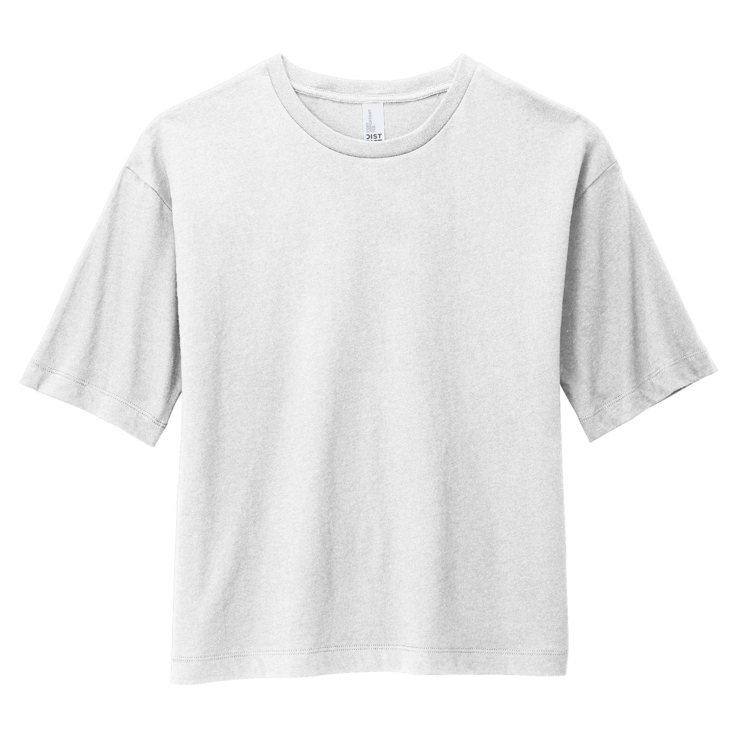 Black T-Shirts - District - Stylish Boxy Tee