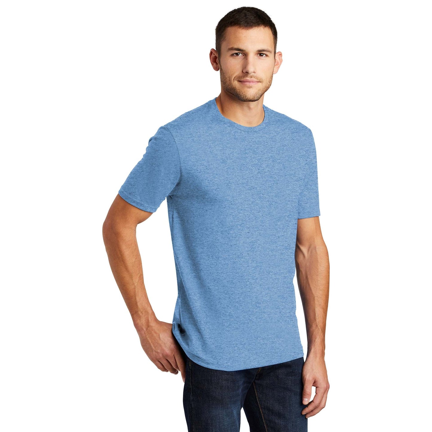 Jet Black T-Shirt - District - Soft Cotton Comfort