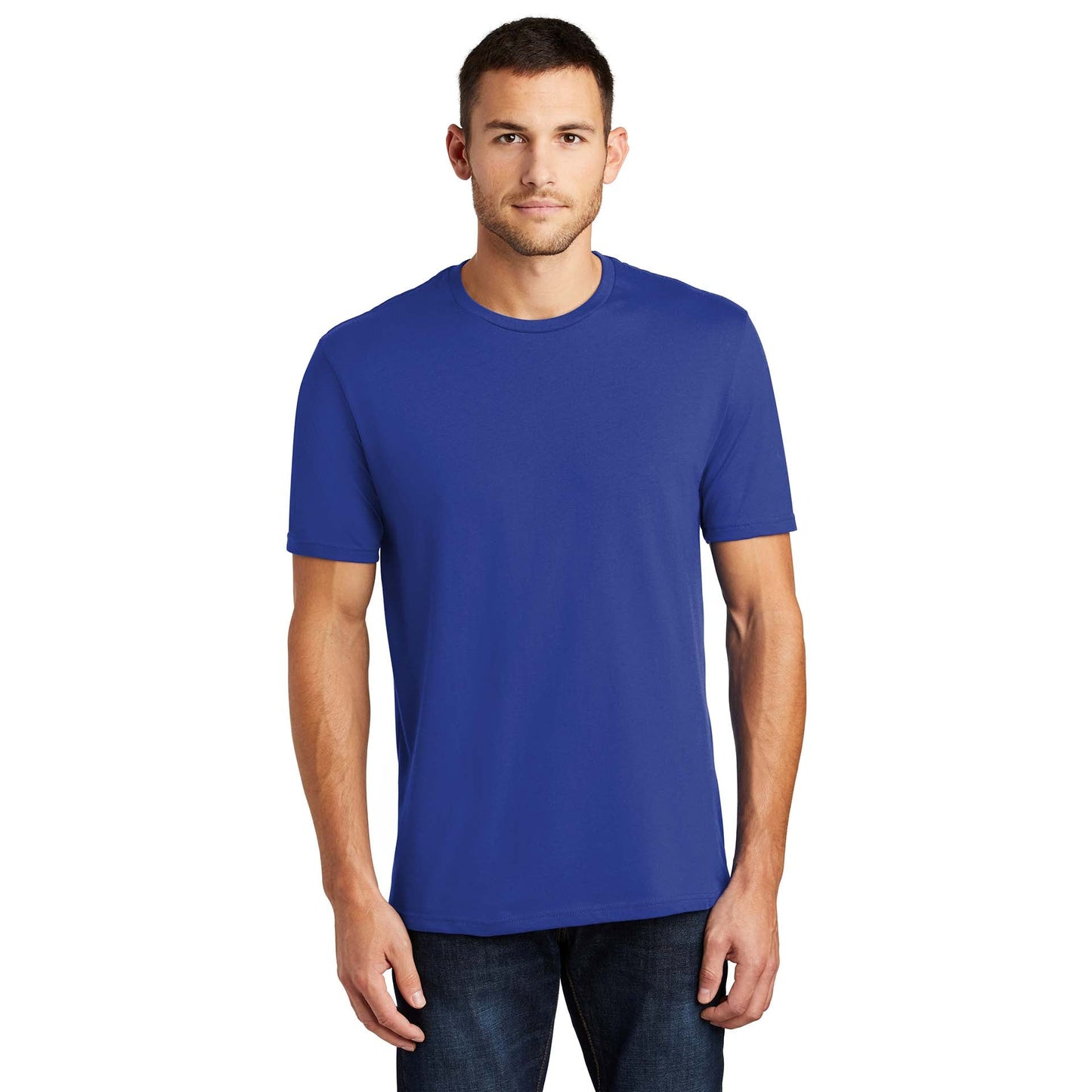 Jet Black T-Shirt - District - Soft Cotton Comfort