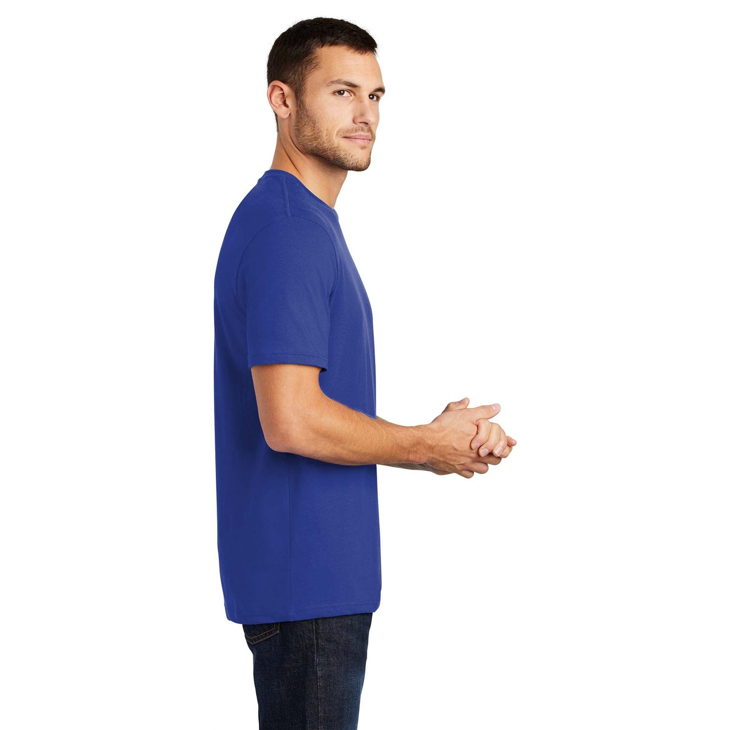 Jet Black T-Shirt - District - Soft Cotton Comfort