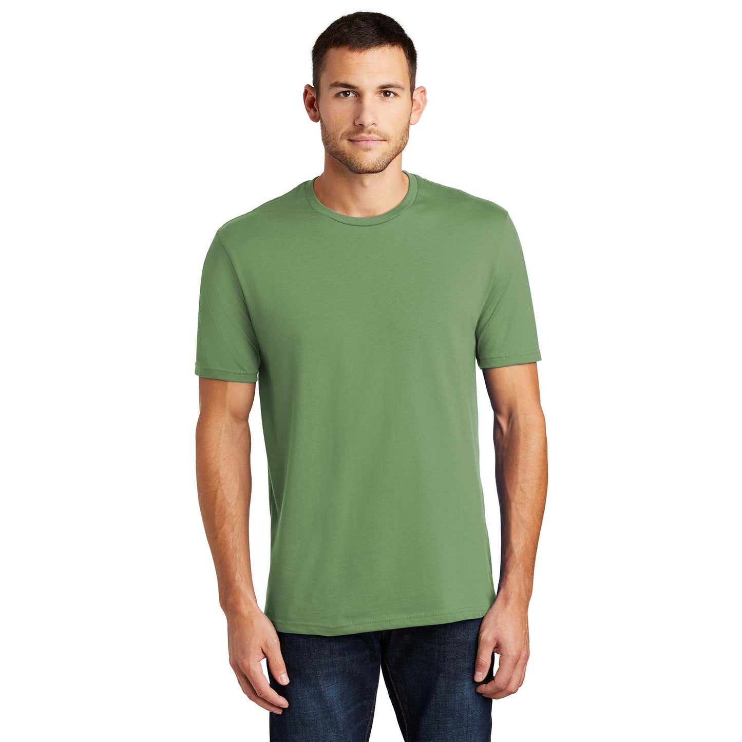 Jet Black T-Shirt - District - Soft Cotton Comfort