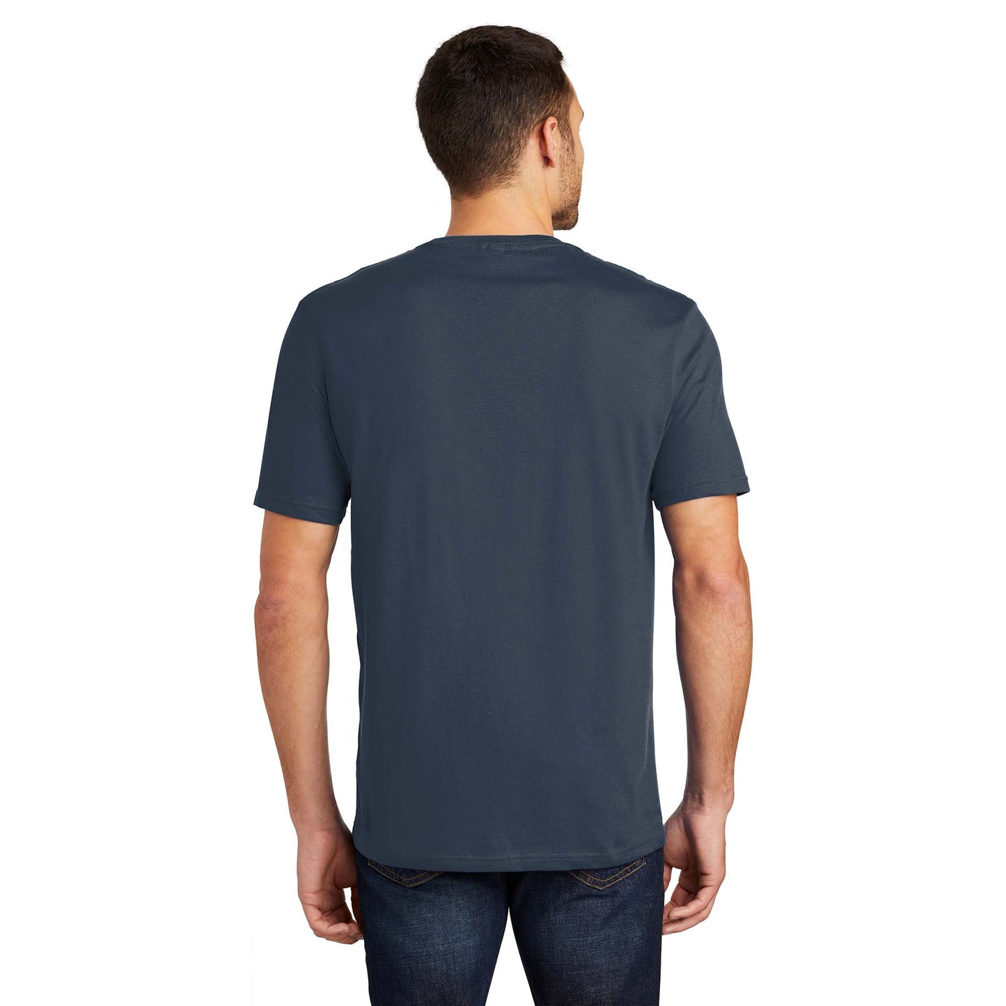 Jet Black T-Shirt - District - Soft Cotton Comfort