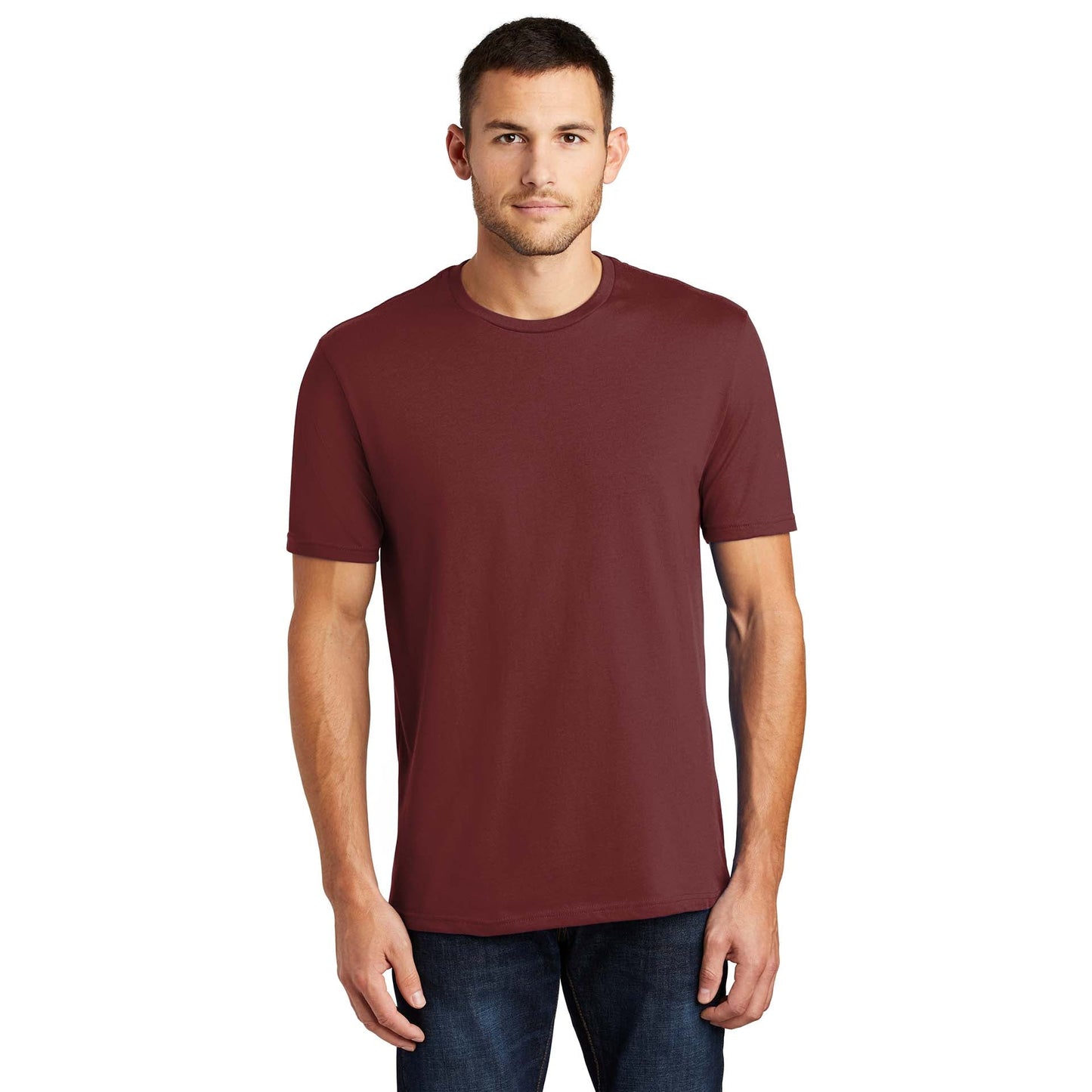 Jet Black T-Shirt - District - Soft Cotton Comfort