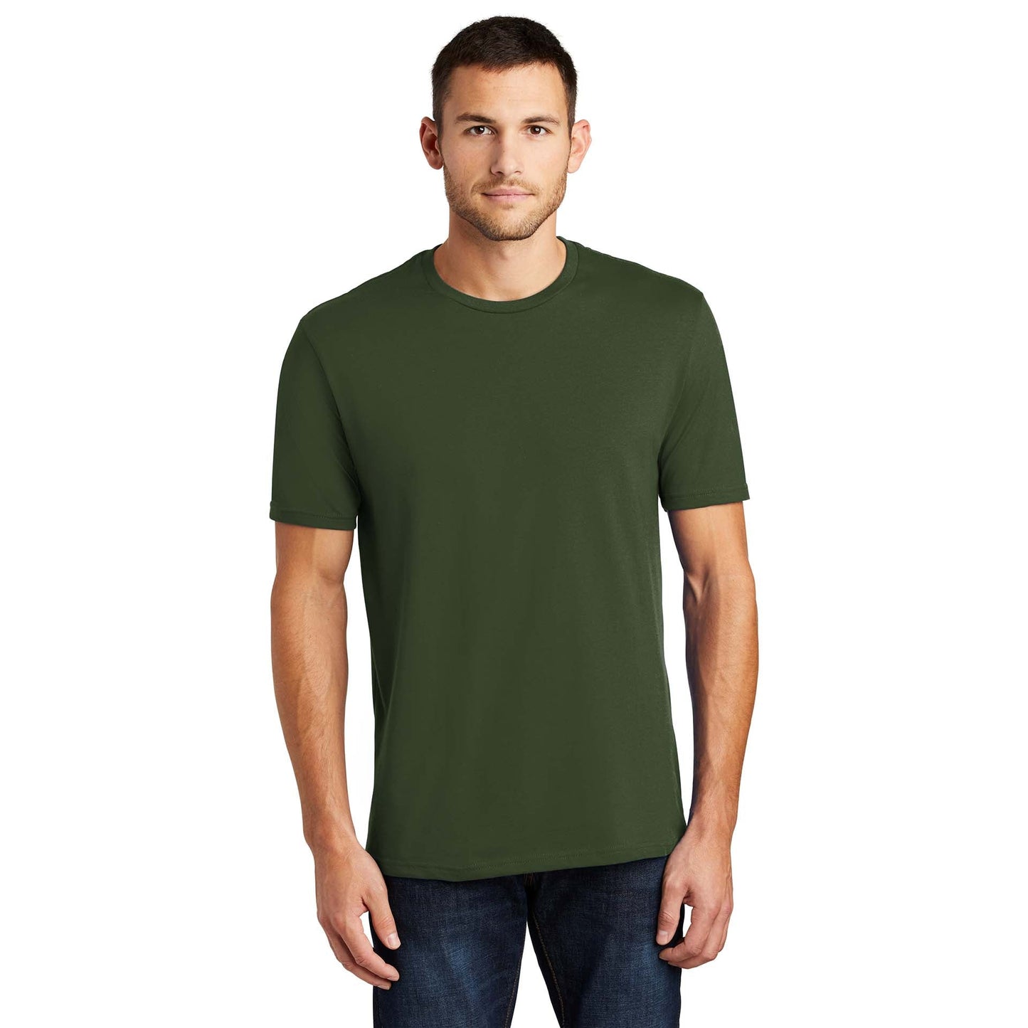 Jet Black T-Shirt - District - Soft Cotton Comfort