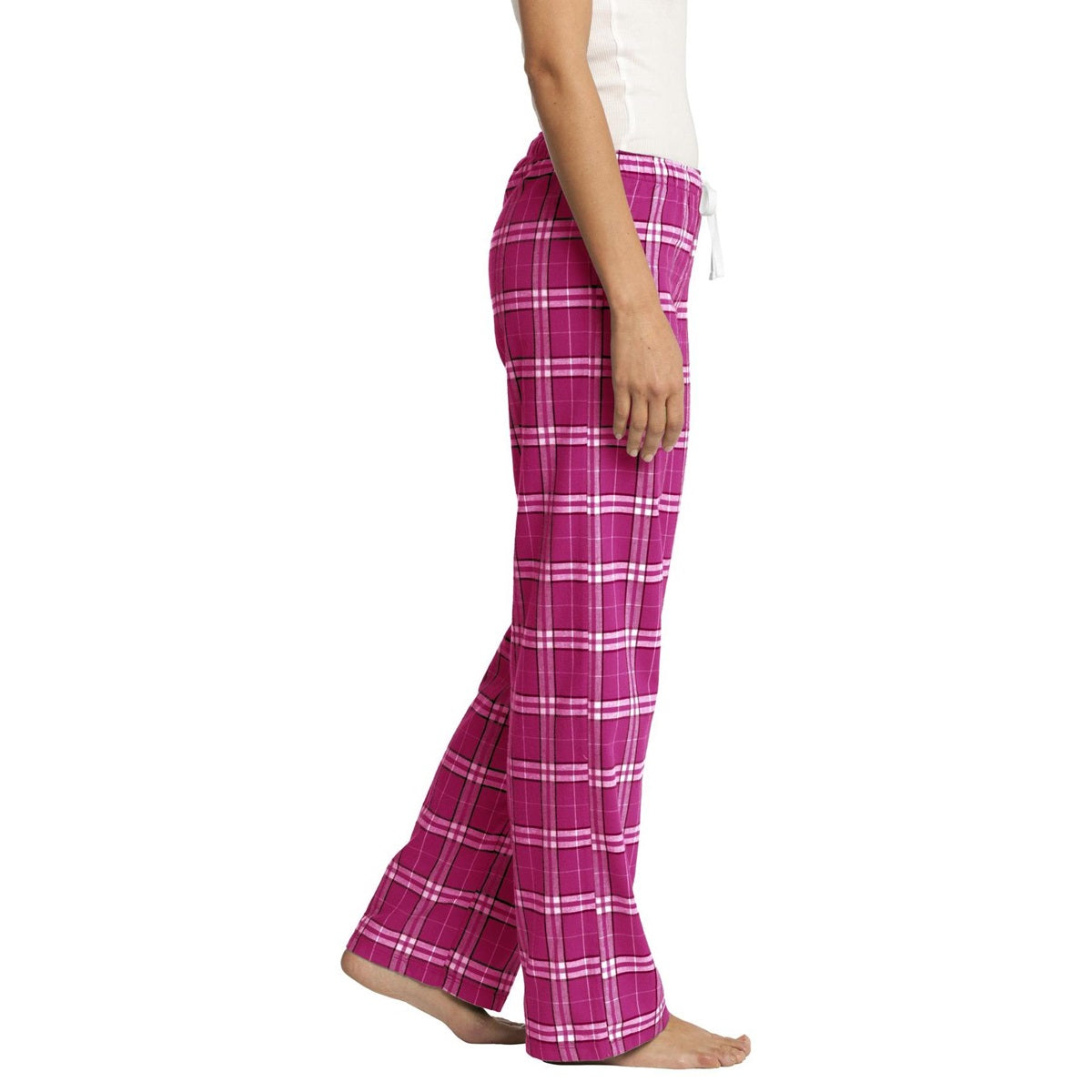 Black Flannel Pants - District - Cozy Plaid Design