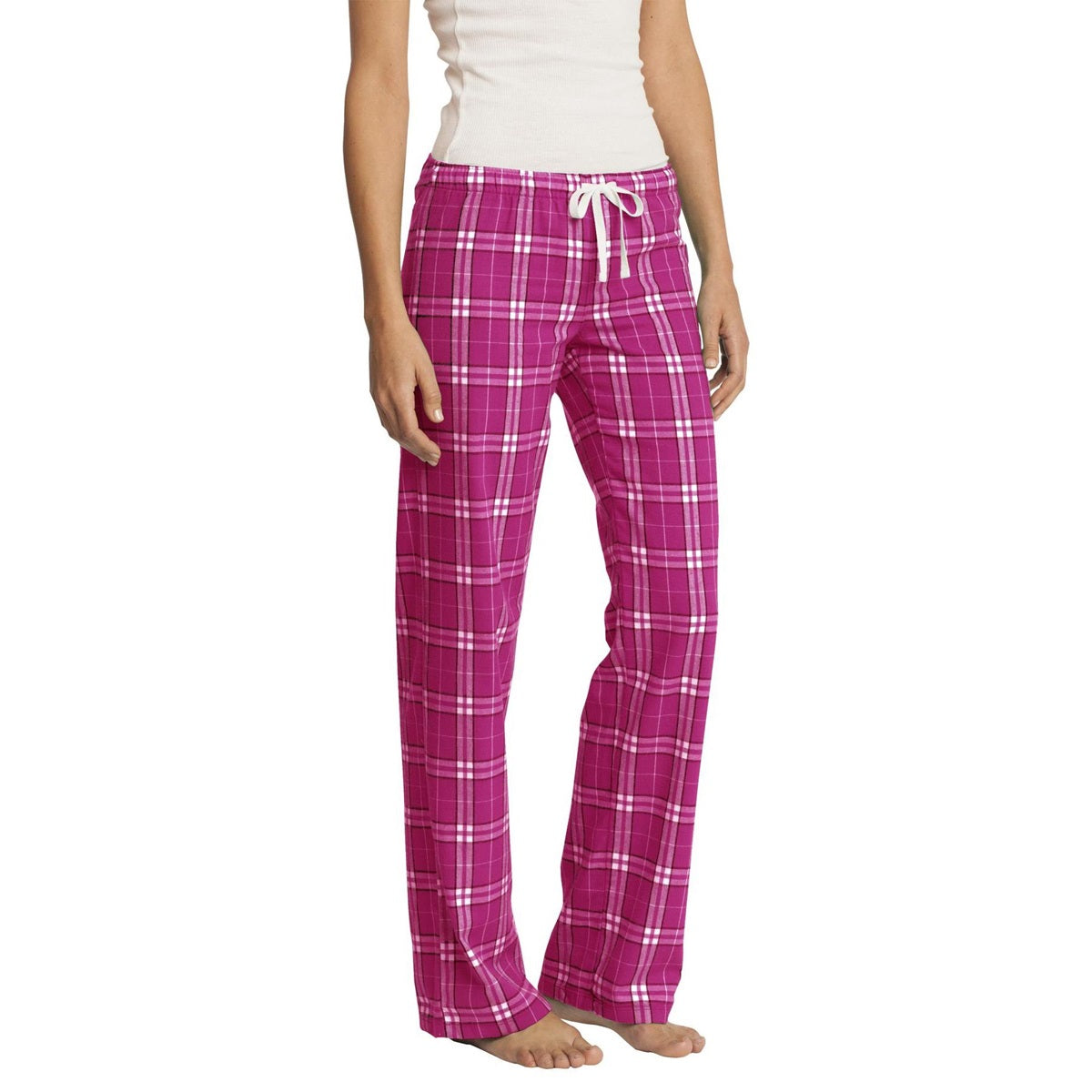 Black Flannel Pants - District - Cozy Plaid Design