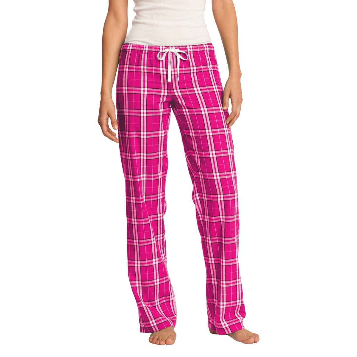 Black Flannel Pants - District - Cozy Plaid Design