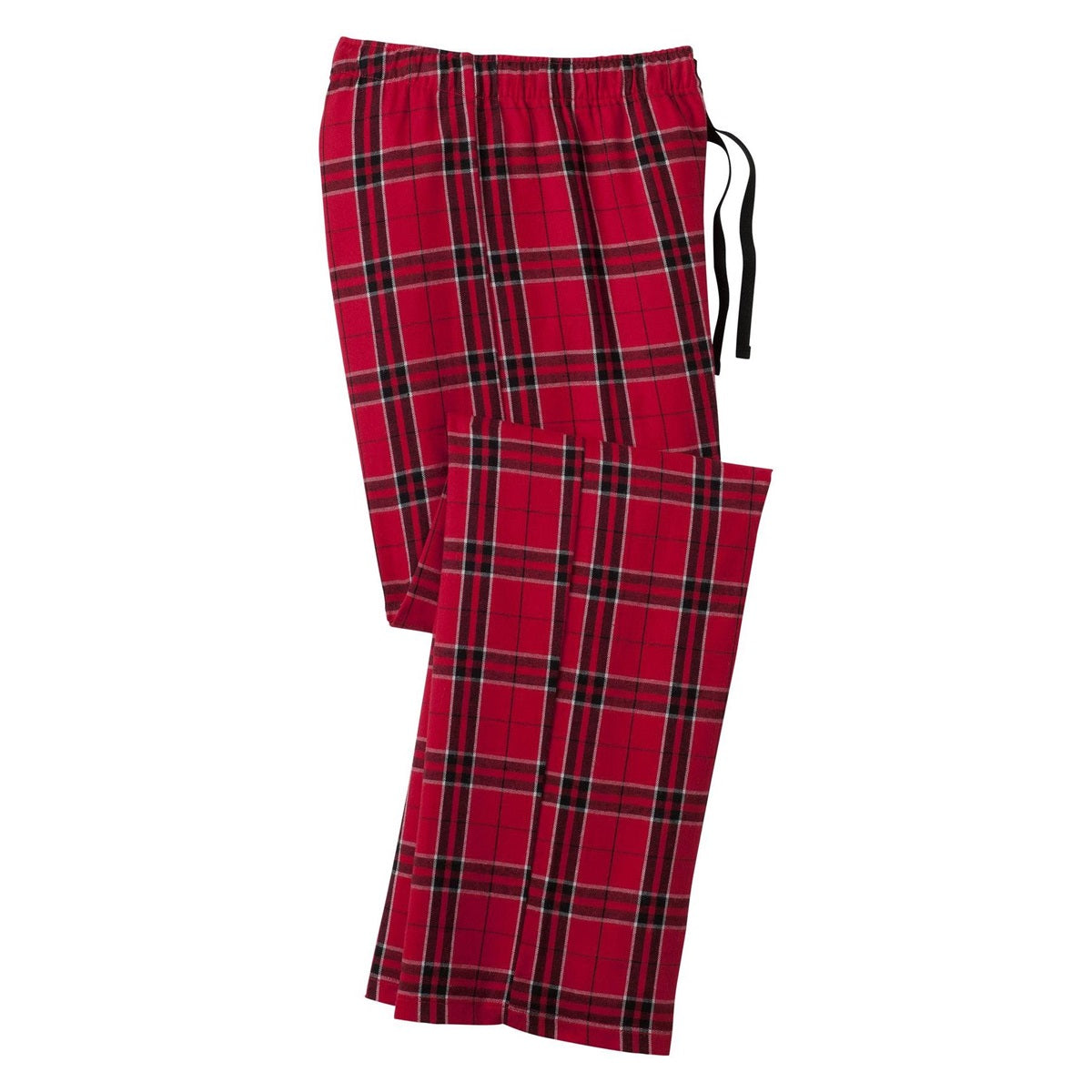Black Flannel Pants - District - Cozy Plaid Design