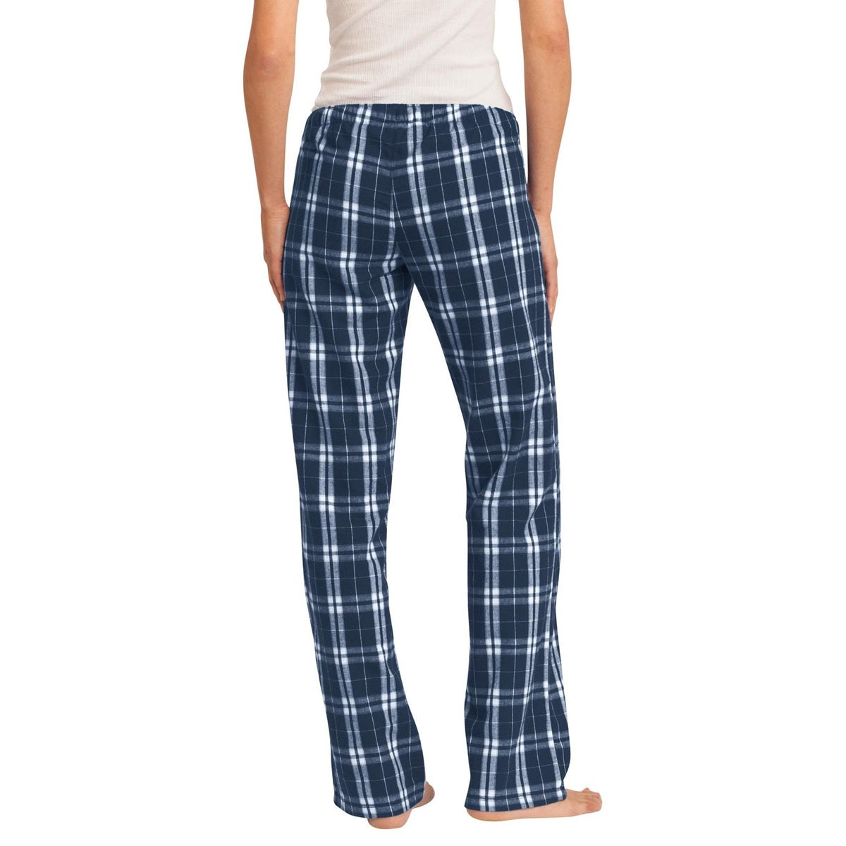 Black Flannel Pants - District - Cozy Plaid Design