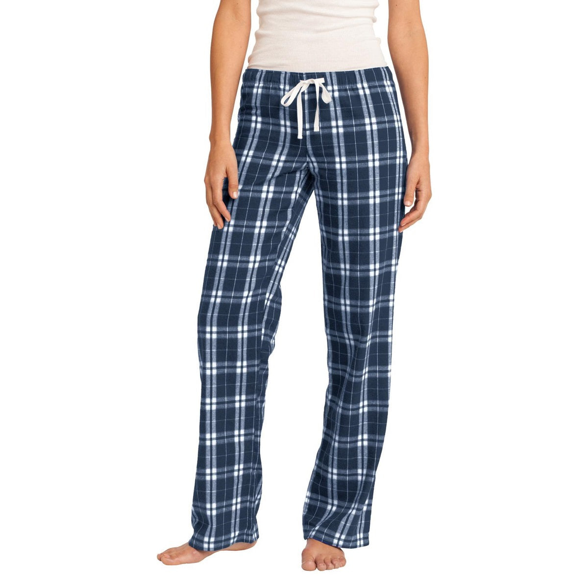 Black Flannel Pants - District - Cozy Plaid Design