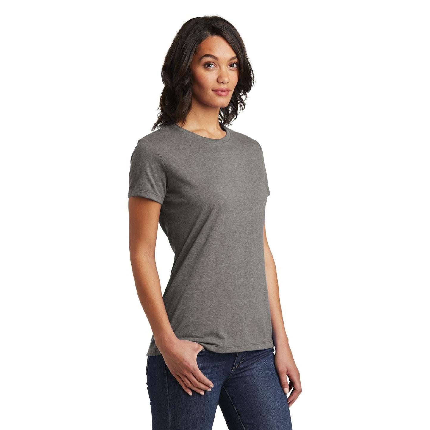 Black T-Shirts - District - Soft Cotton Tee - Comfortable Fit
