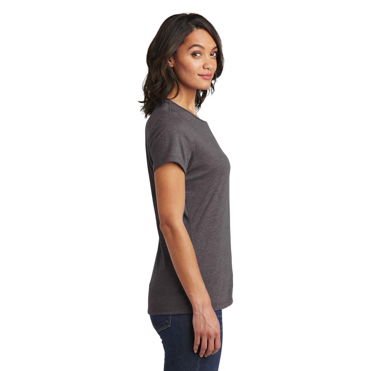 Black T-Shirts - District - Soft Cotton Tee - Comfortable Fit
