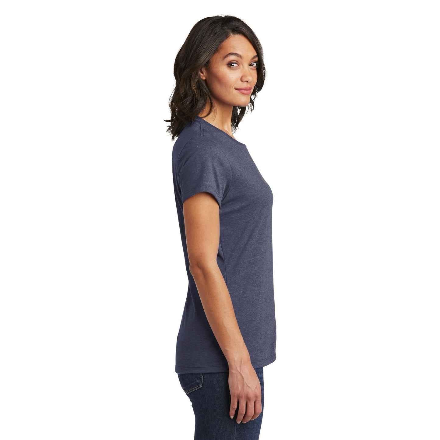 Black T-Shirts - District - Soft Cotton Tee - Comfortable Fit