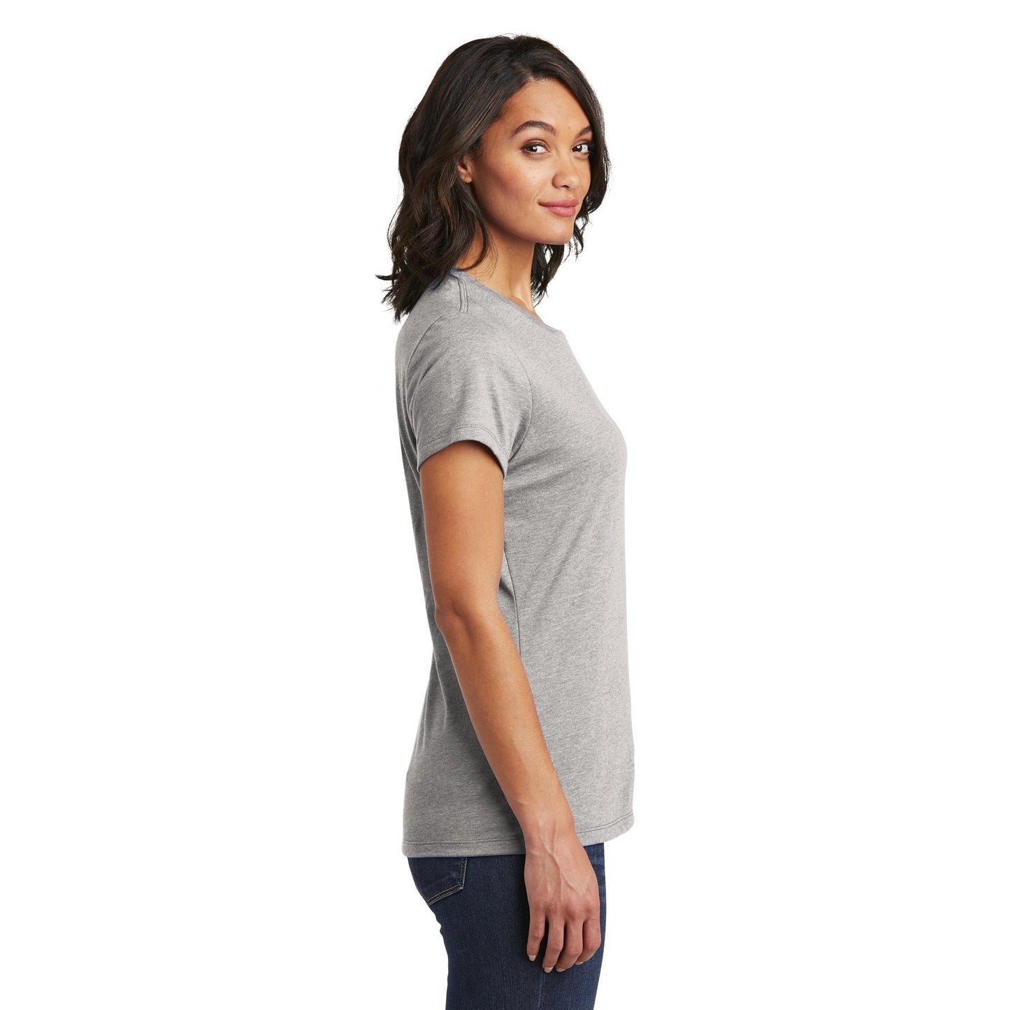 Black T-Shirts - District - Soft Cotton Tee - Comfortable Fit