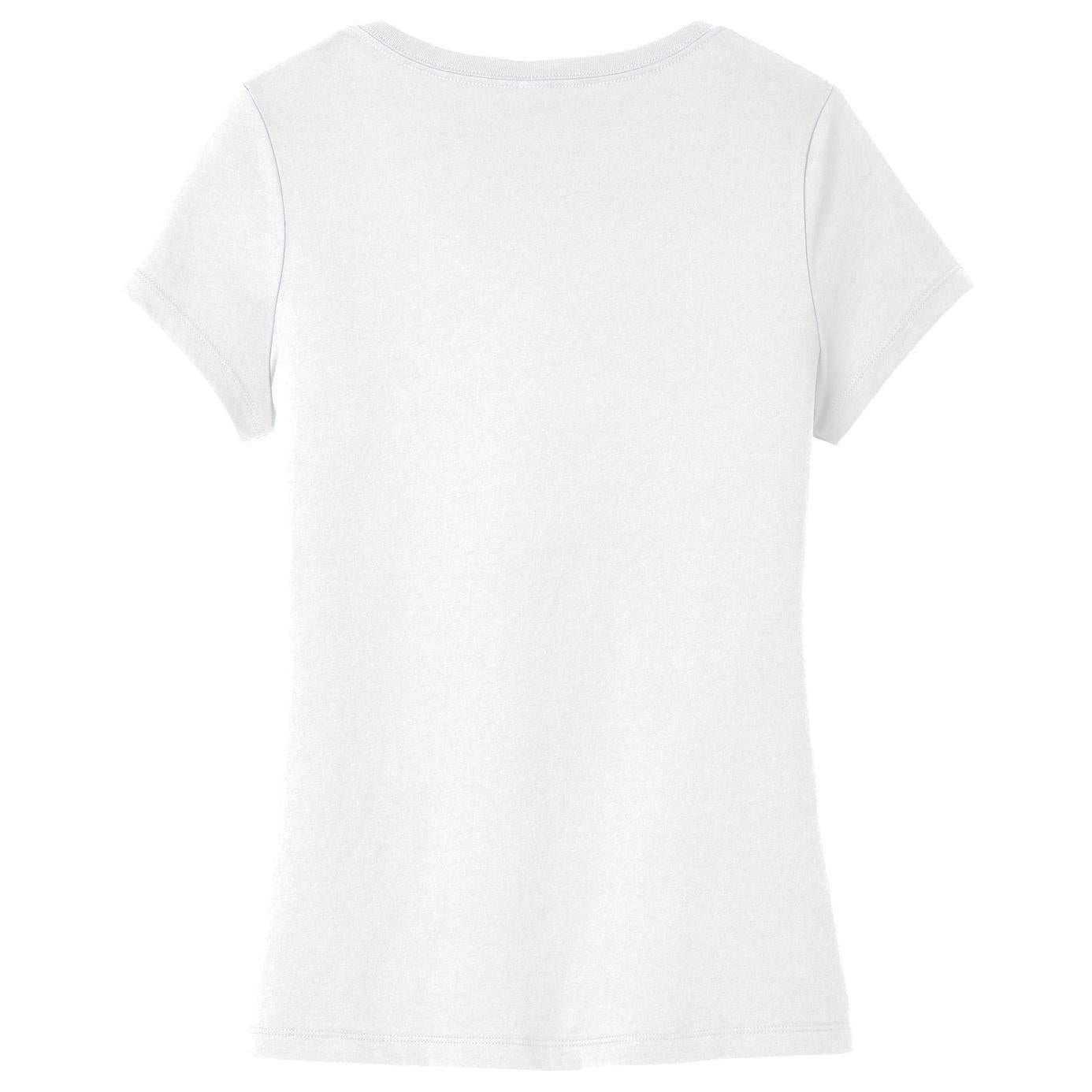 Black T-Shirts - District - Soft V-Neck - Stylish Fit - Soft Fabric