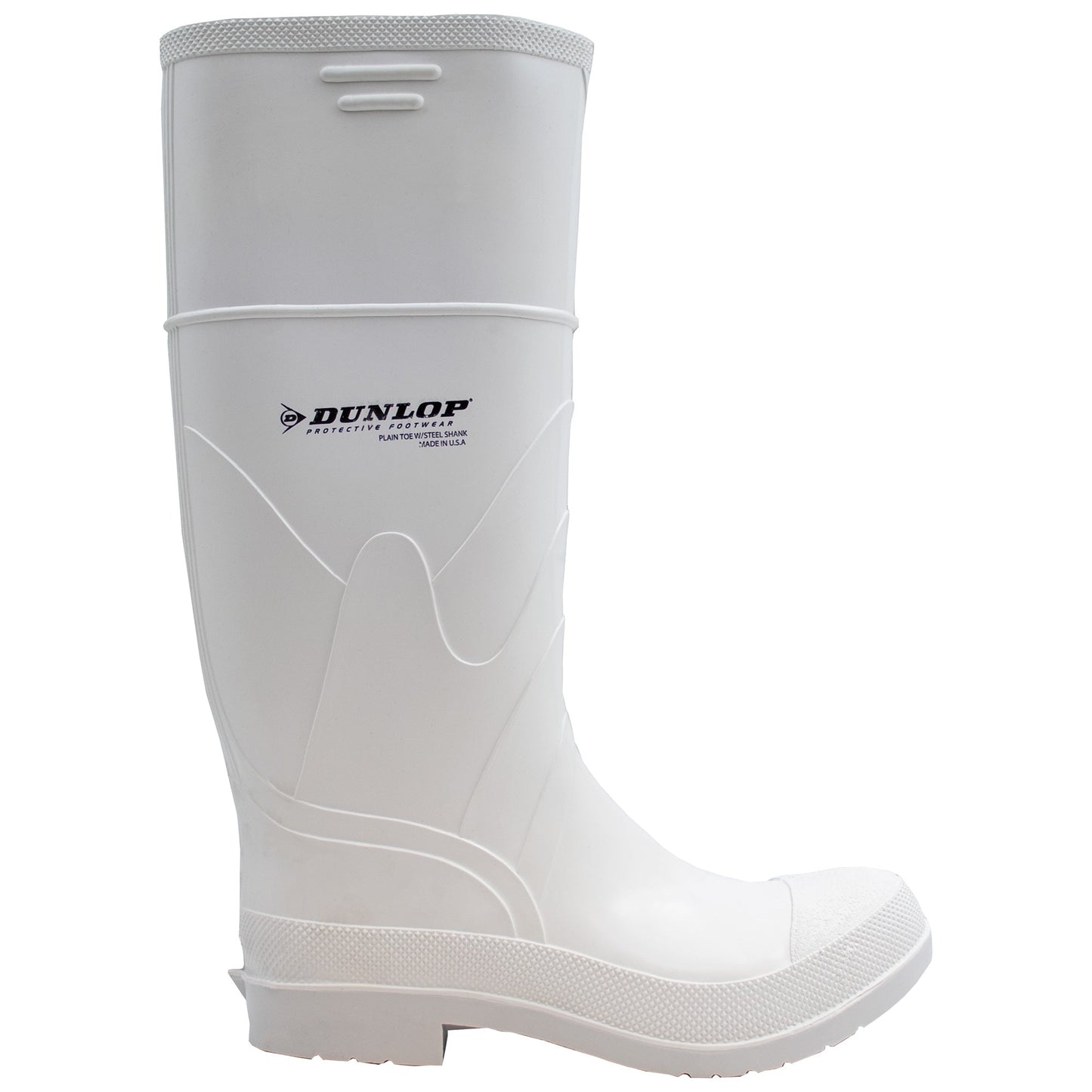 White Work Boots - Dunlop - Waterproof Safety Footwear