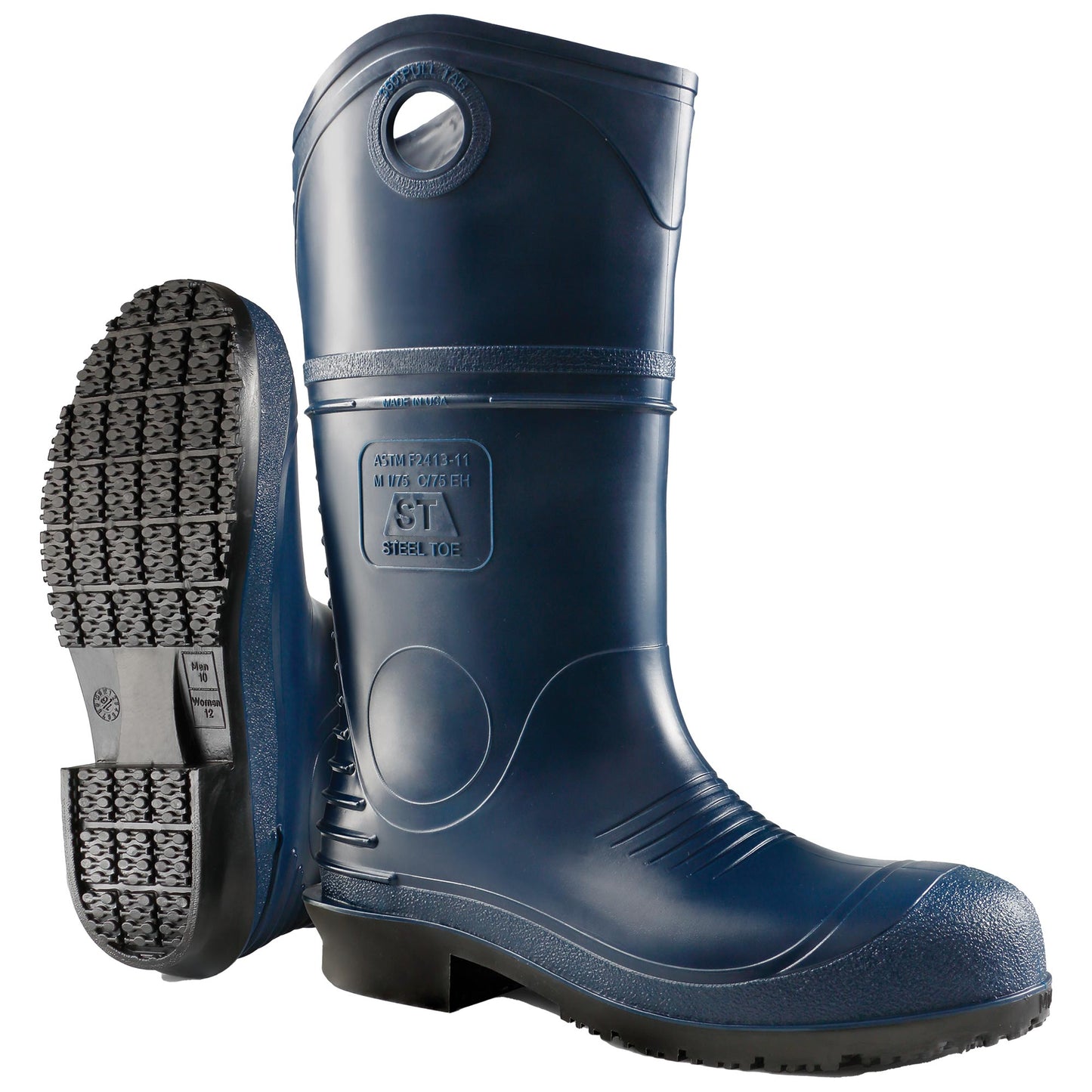Blue Work Boots - Dunlop - Waterproof Durability