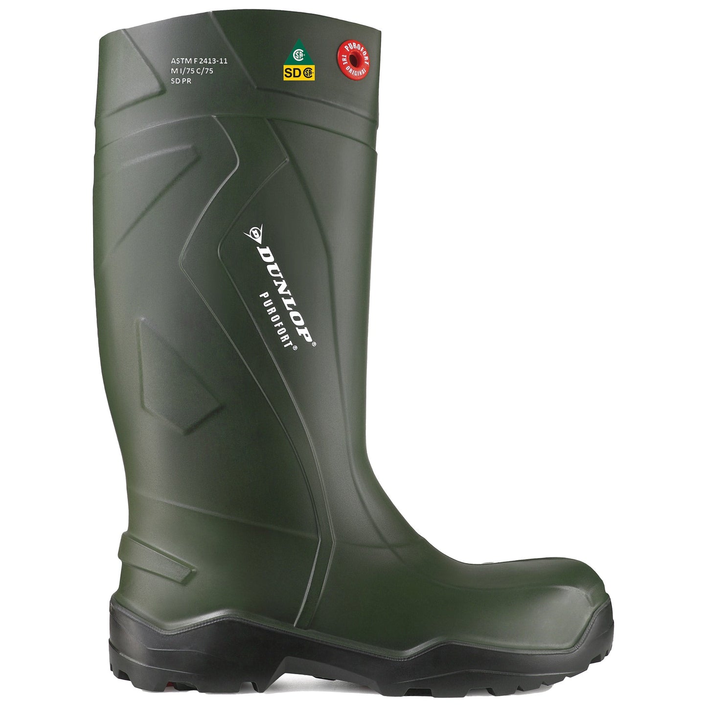 Green Work Boots - Dunlop - Safety Performance