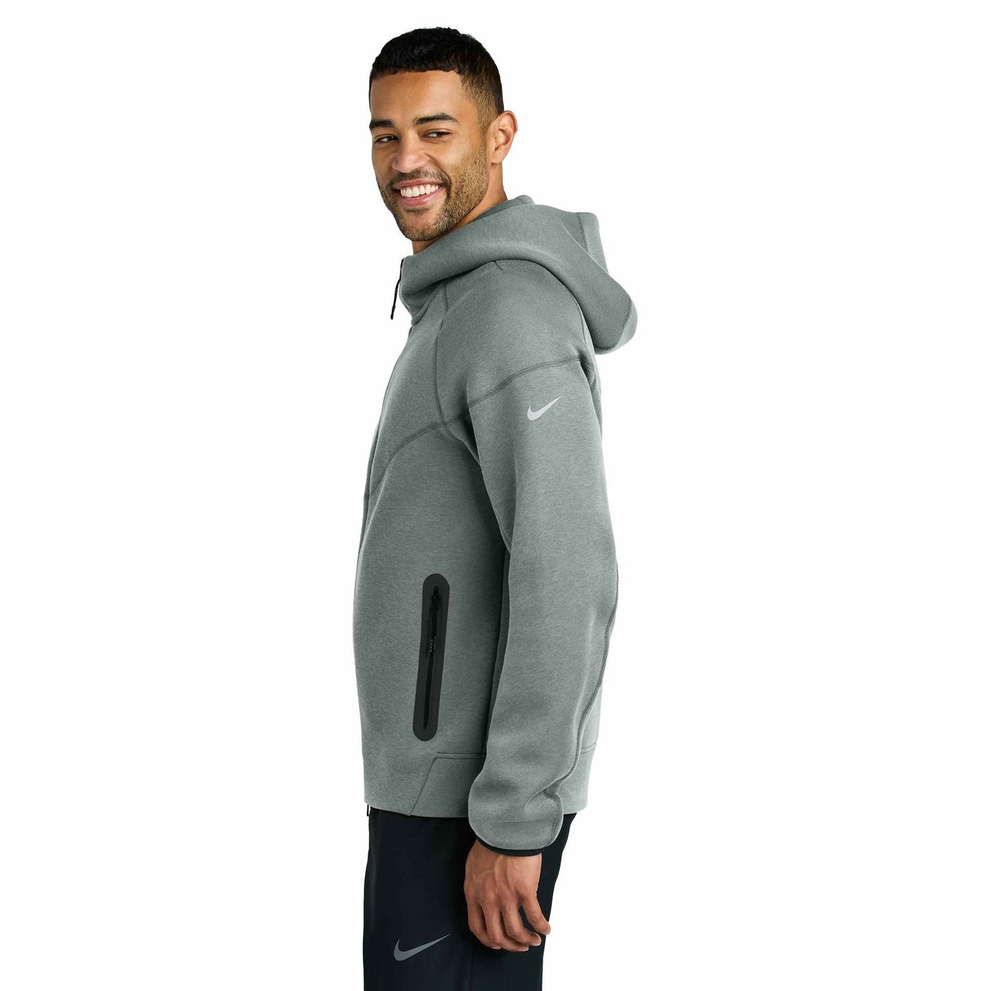 Anthracite Heather Sweatshirt - Nike - Cozy Fleece