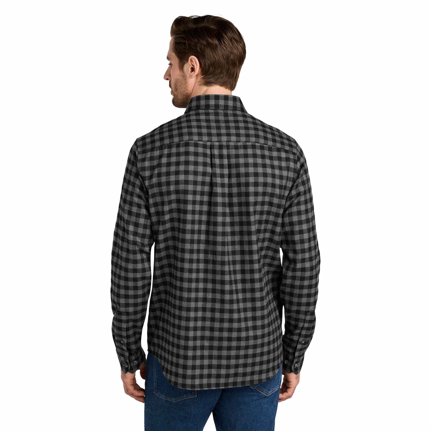 Deep Black Mini Buffalo Shirt - Eddie Bauer - Soft Flannel