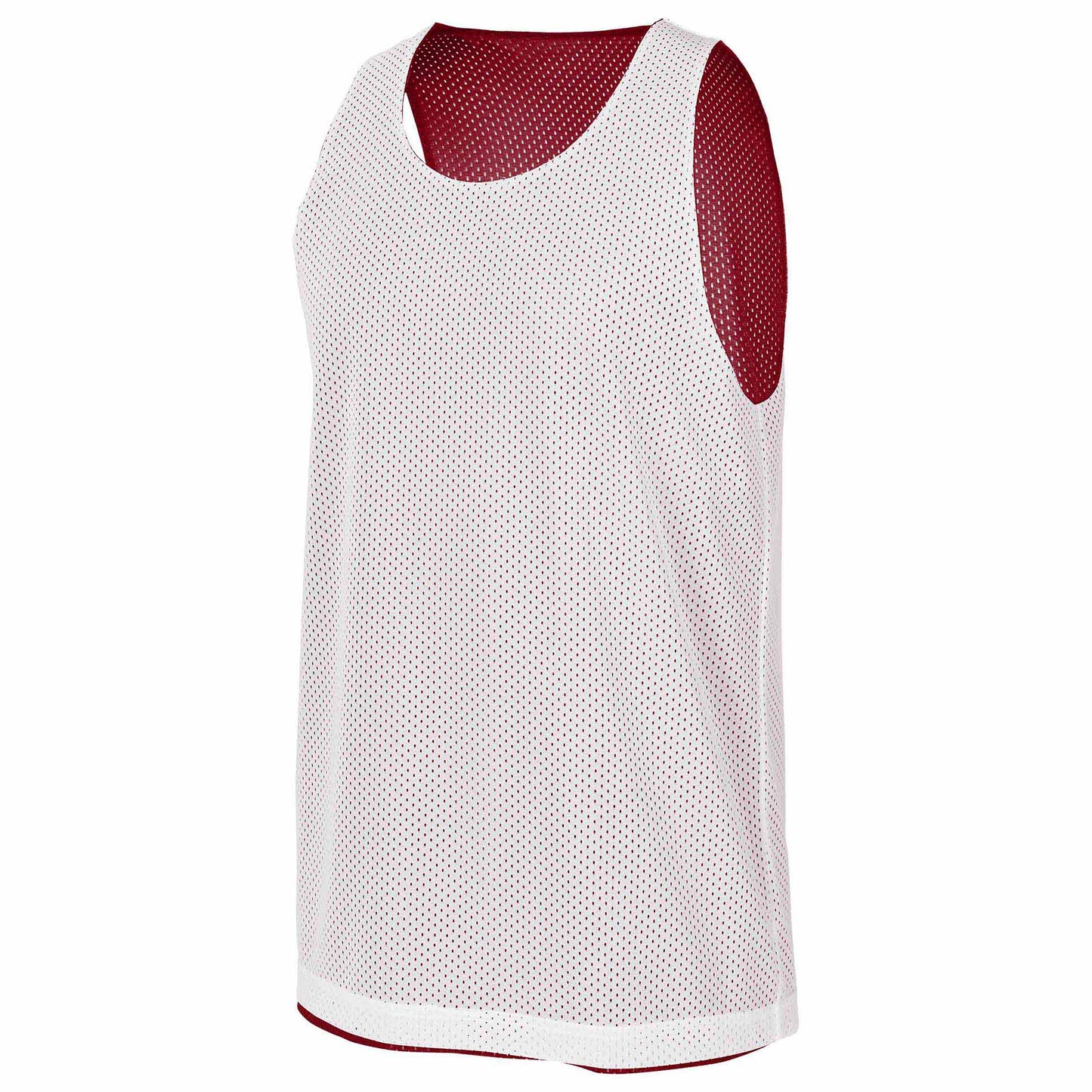 Black/Deep Red Tank Tops - Sport-Tek - Moisture-Wicking