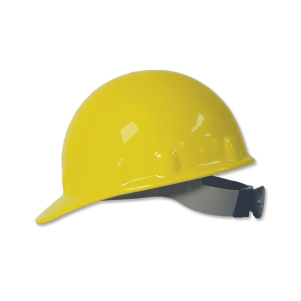 White Hard Hats - Fibre Metal - Impact Resistant