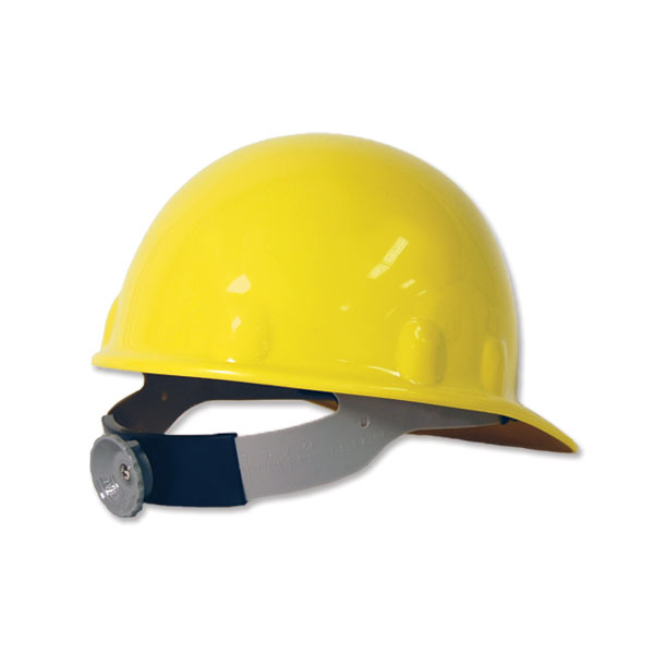 White Hard Hats - Fibre Metal - Impact Resistant